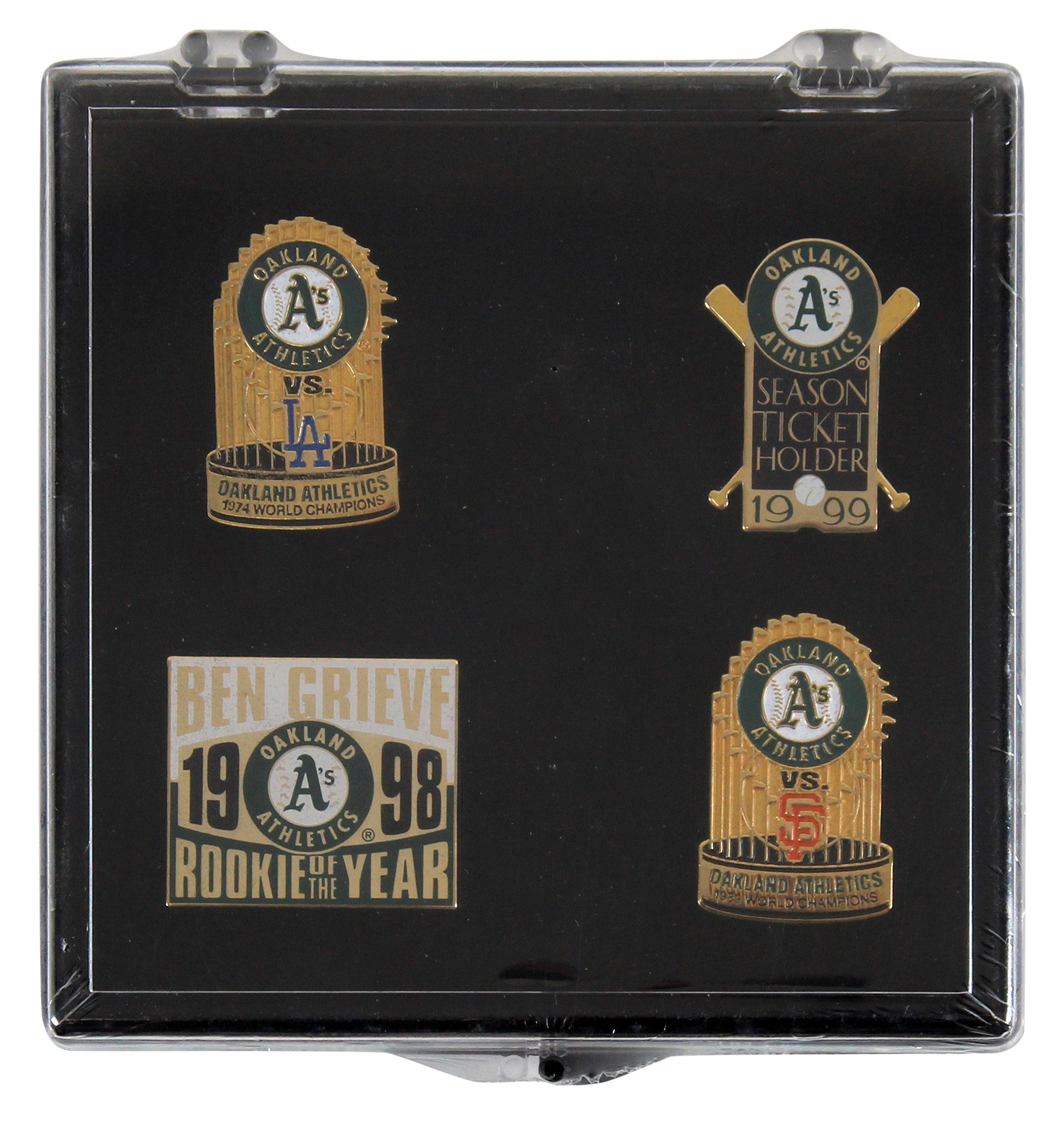 Athletics 1990's Collector Pin Set