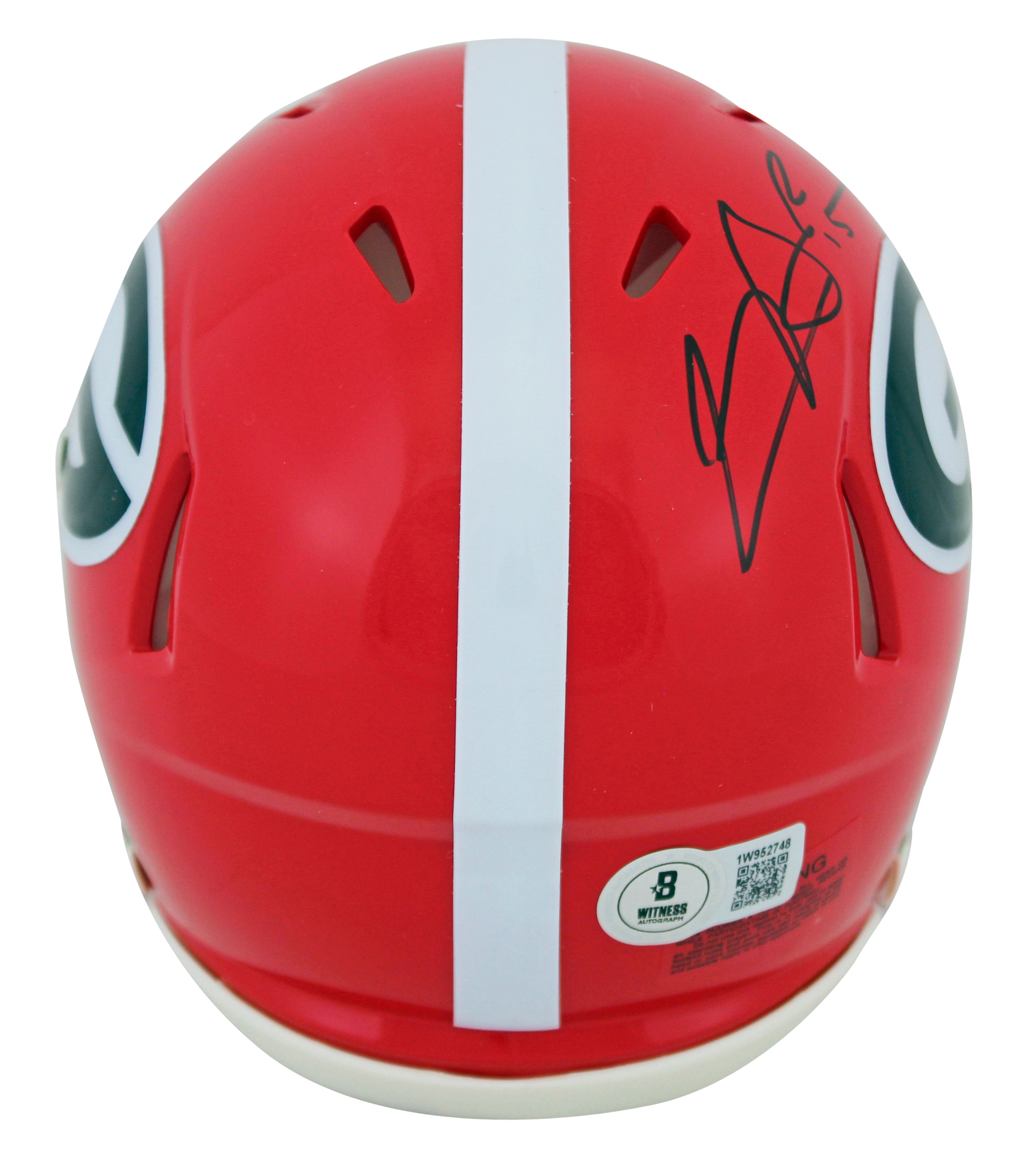 Georgia Carson Beck Authentic Signed Speed Mini Helmet Autographed BAS Witnessed