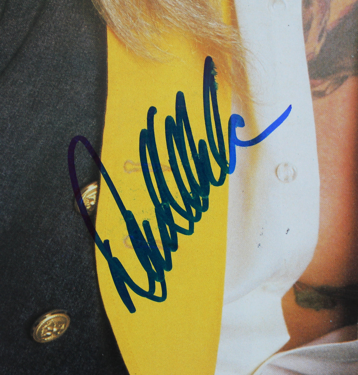 David Allan Coe Authentic Signed Hello In There Album Cover BAS #BG83038