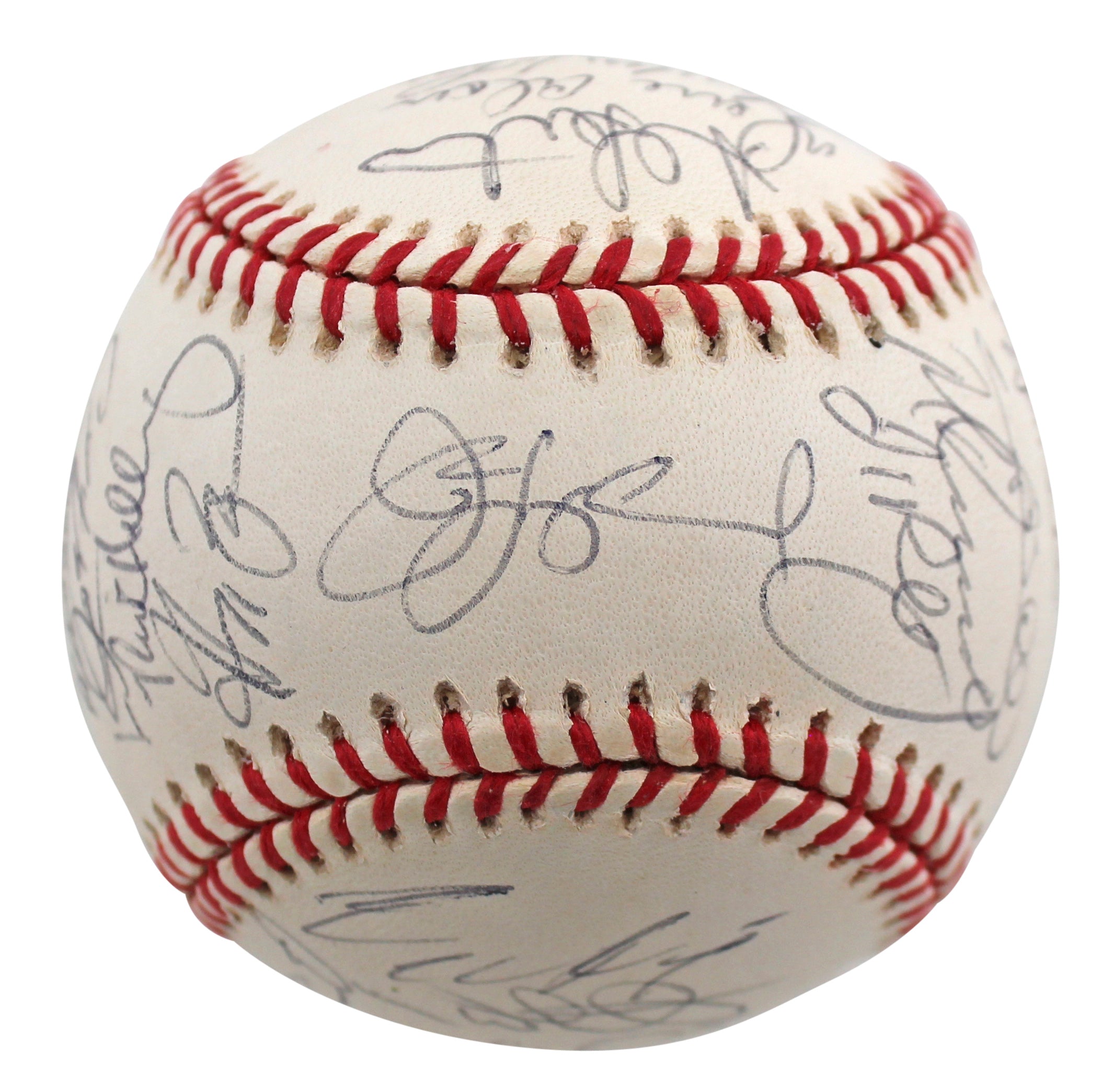 1997 Marlins (27) Leyland, Bonilla, Sheffield +24 Signed Baseball BAS #AB92955