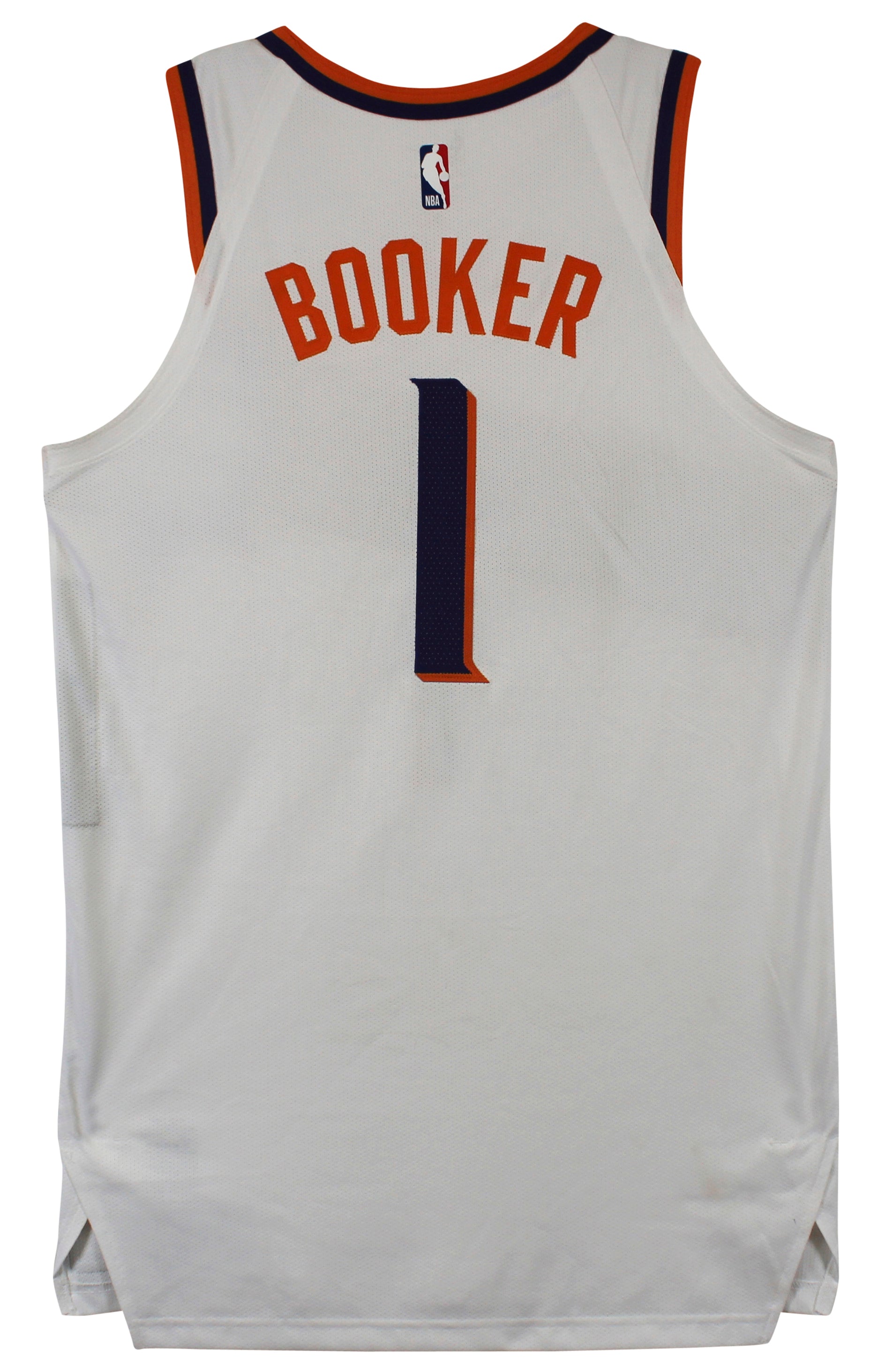 Suns Devin Booker Game Worn 11/19/23 Vs Utah White Nike Jersey Photomatched! RGU