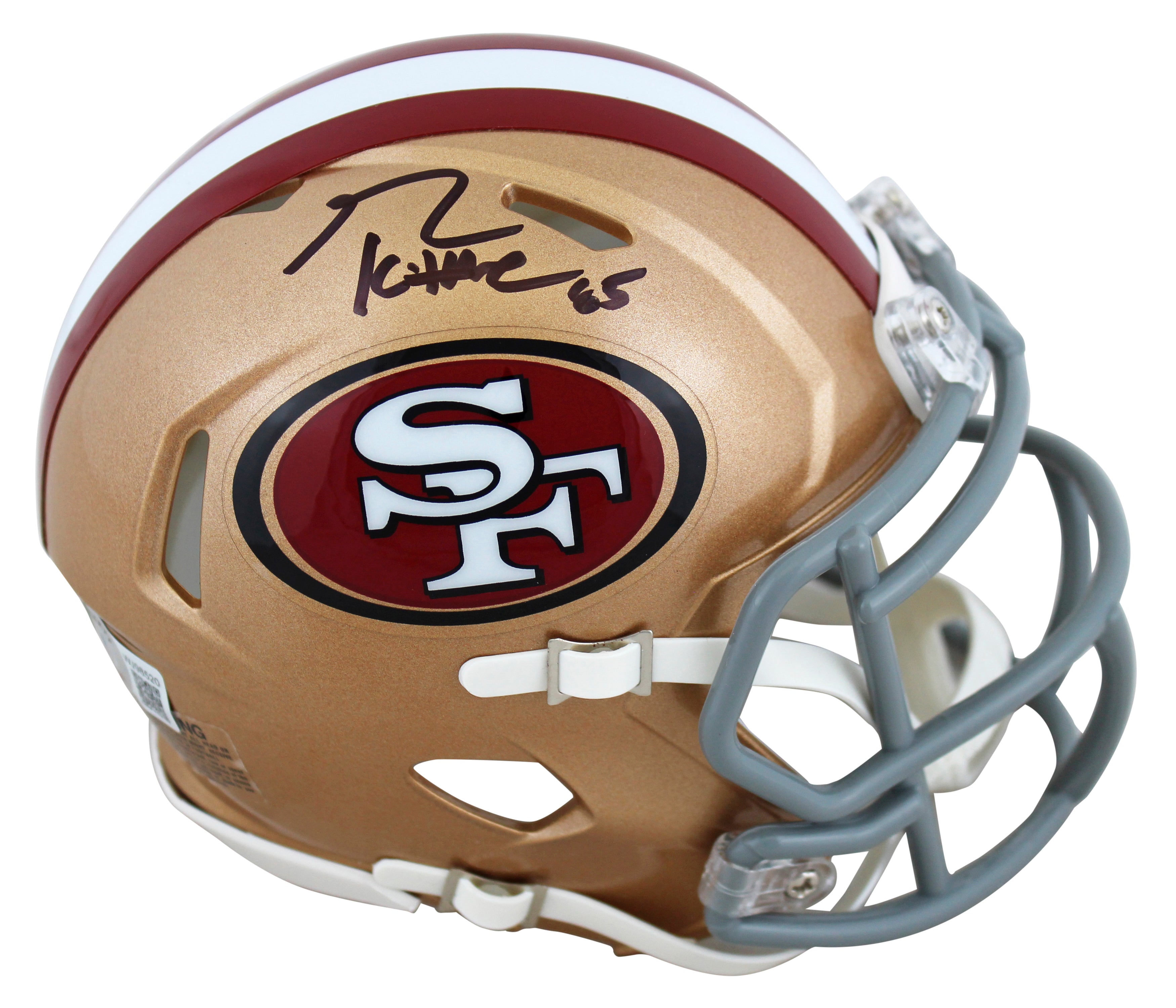 49ers George Kittle Authentic Signed Speed Mini Helmet Autographed BAS Witnessed