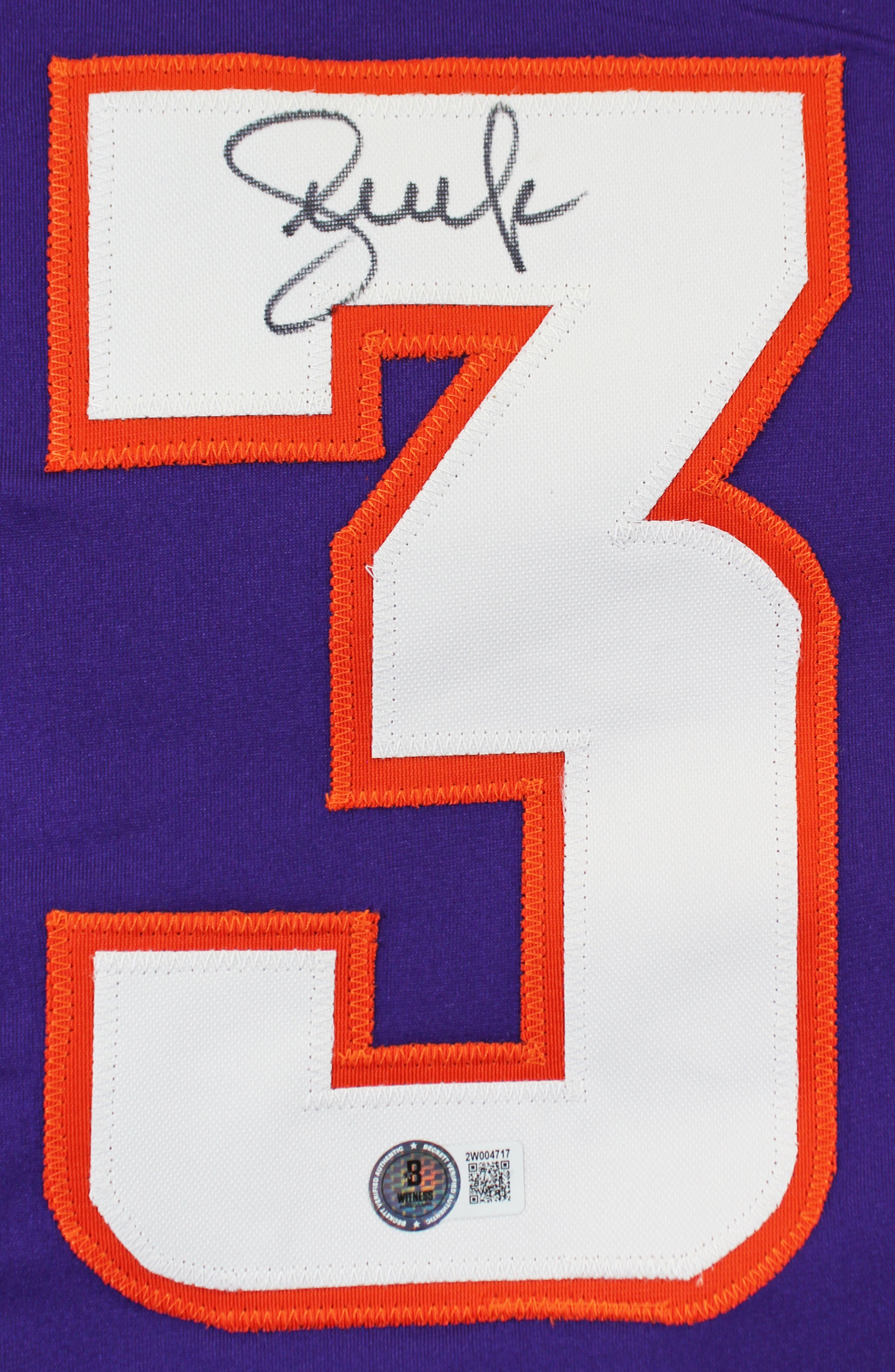 ** HOLIDAY DOORBUSTER ** Steve Nash Authentic Signed Purple Pro Style Jersey Autographed BAS Witnessed