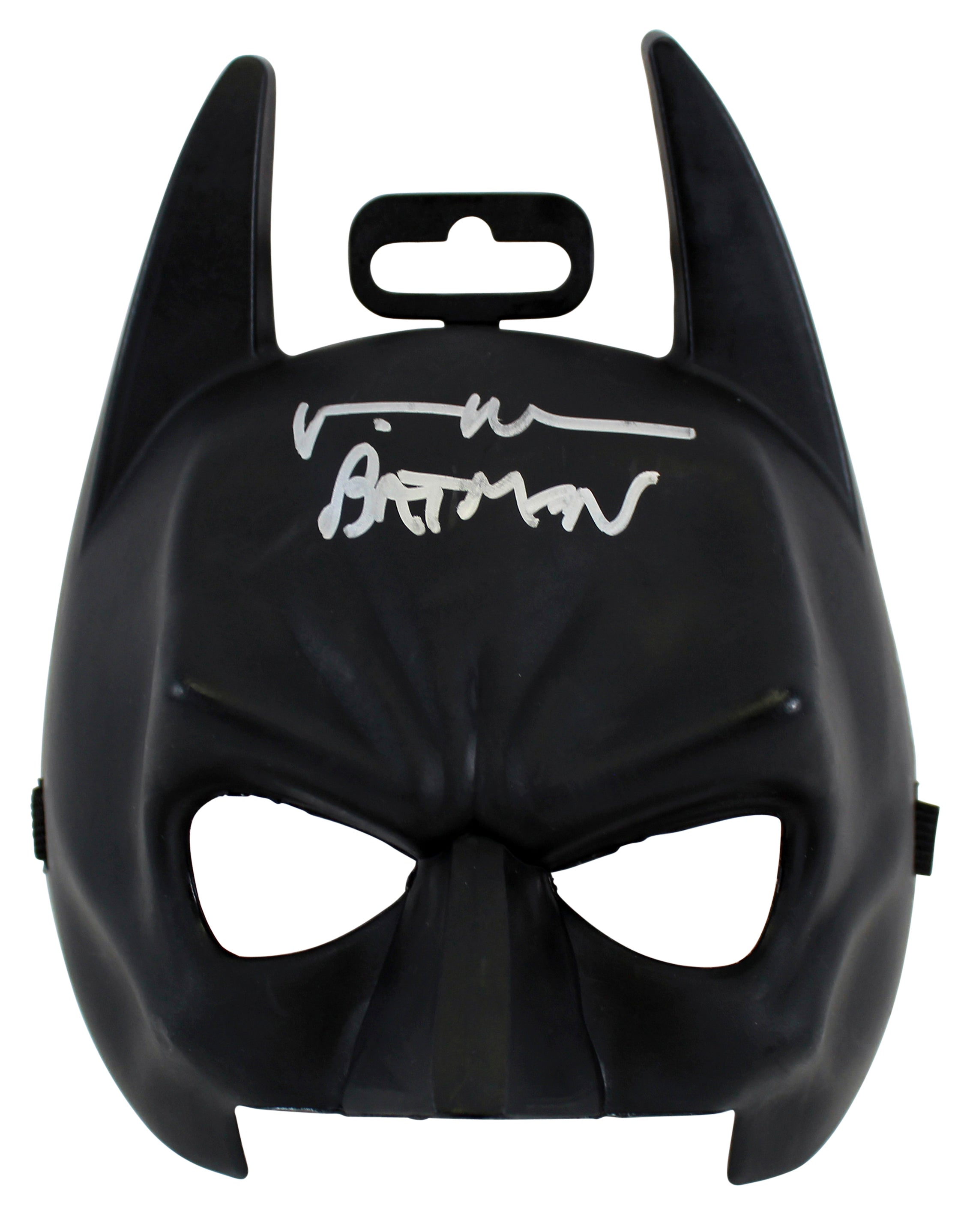 Val Kilmer "Batman" Authentic Signed Adult Batman Mask BAS Witnessed #K90798