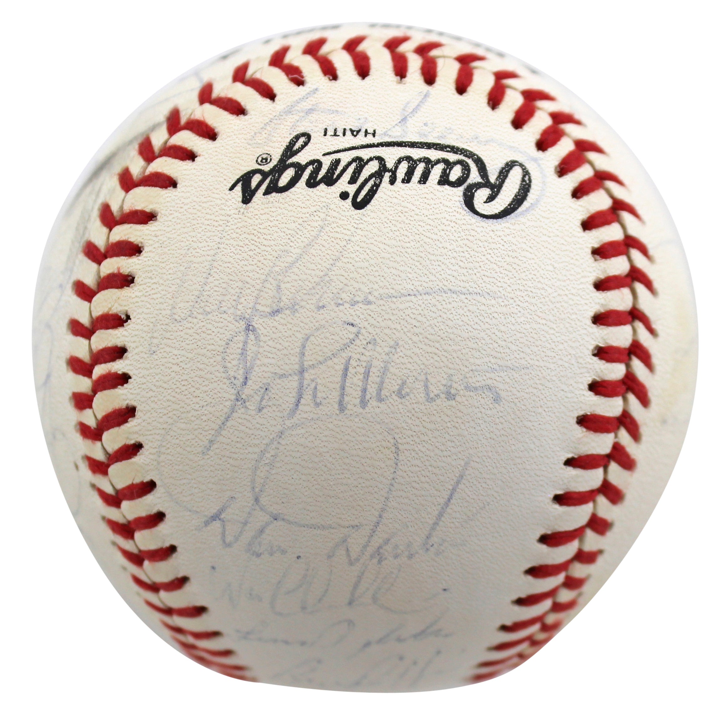 1991 Phillies (27) Daulton, Dykstra, Murphy +24 Signed Baseball BAS #AB92949