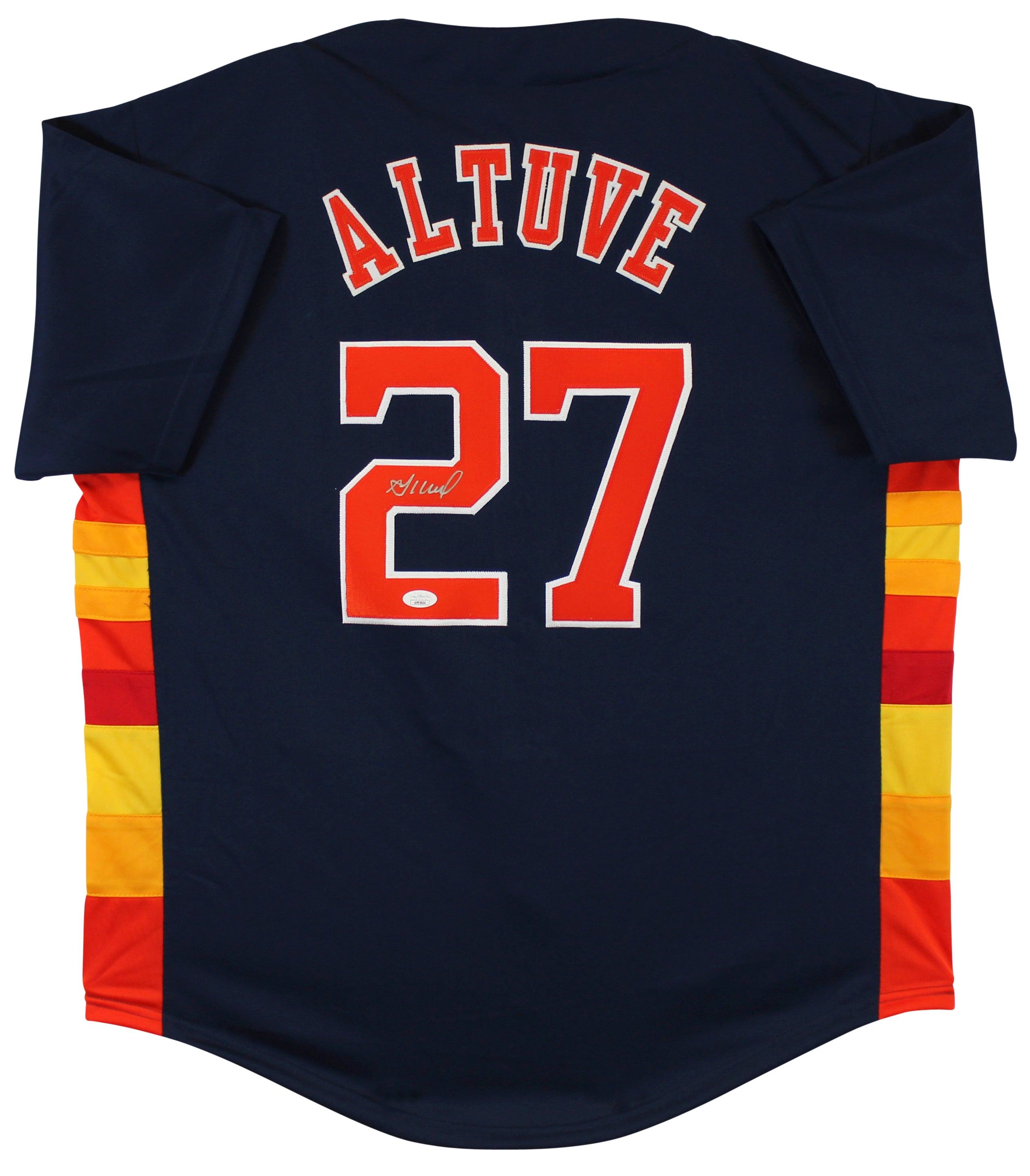 Jose Altuve Authentic Signed Navy Blue Pro Style Jersey Autographed JSA