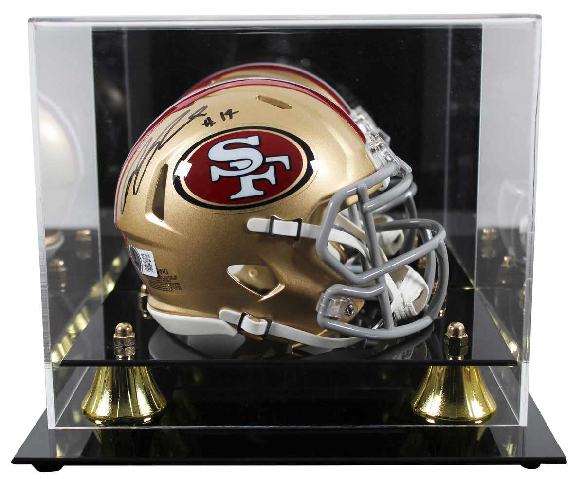 49ers Ricky Pearsall Authentic Signed Speed Mini Helmet W/ Case BAS Witnessed