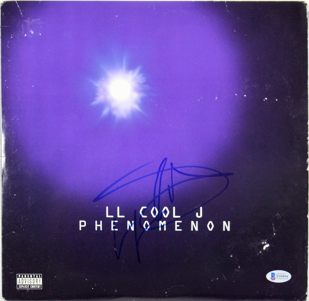 L.L. Cool J Authentic Signed Phenomenon Album Cover W/ Vinyl BAS #F09894