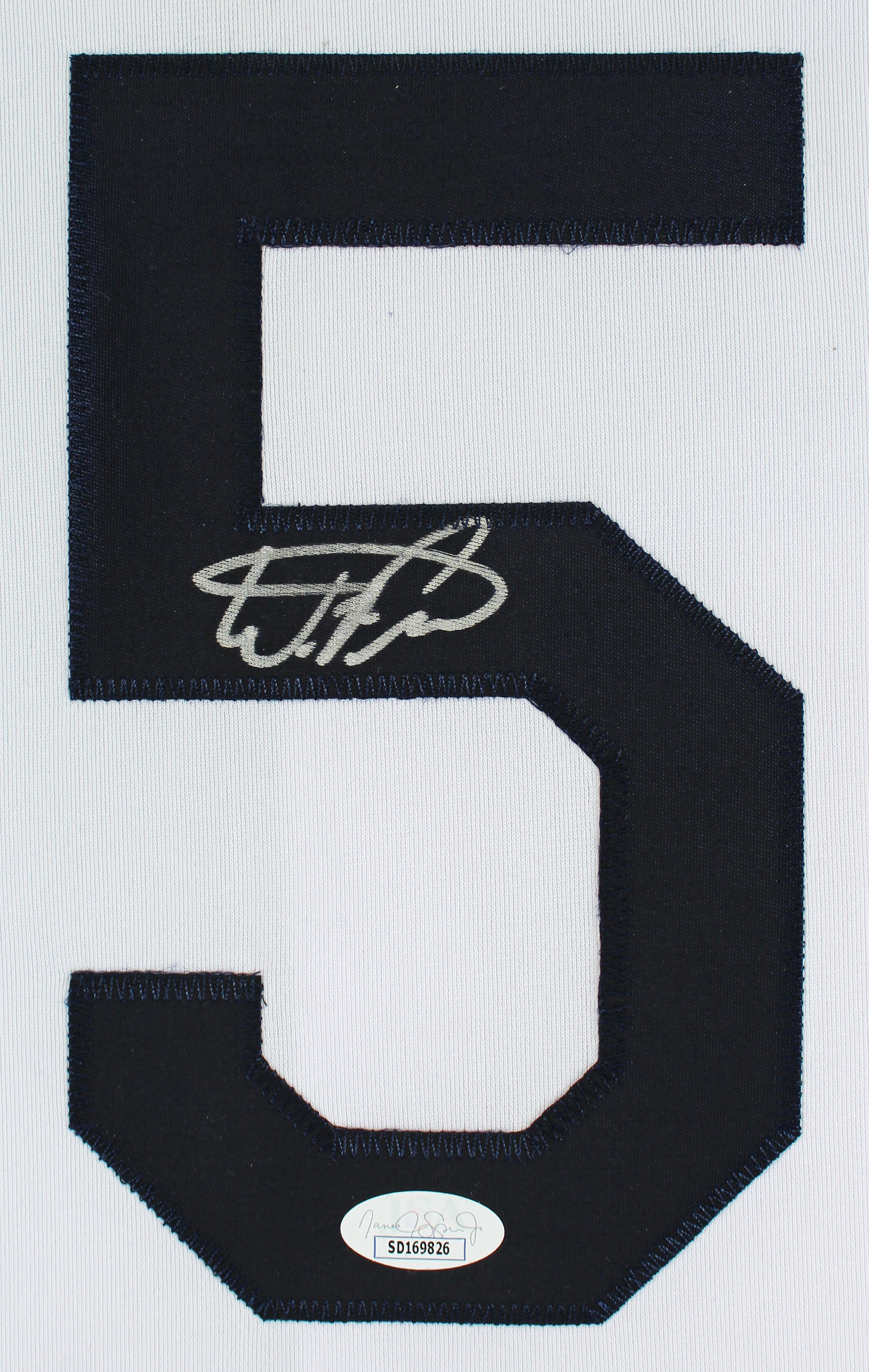 Wander Franco Authentic Signed White Pro Style Jersey Autographed JSA Sig Debut