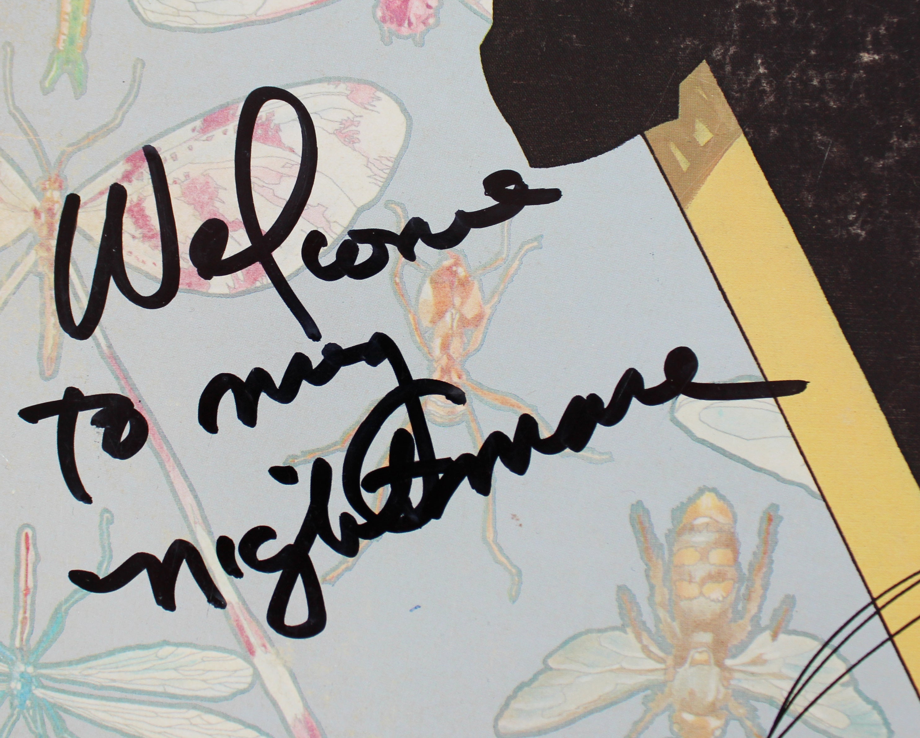 Alice Cooper "WTMN" Signed Welcome To My Nightmare Album Cover w Vinyl BAS Wit 3