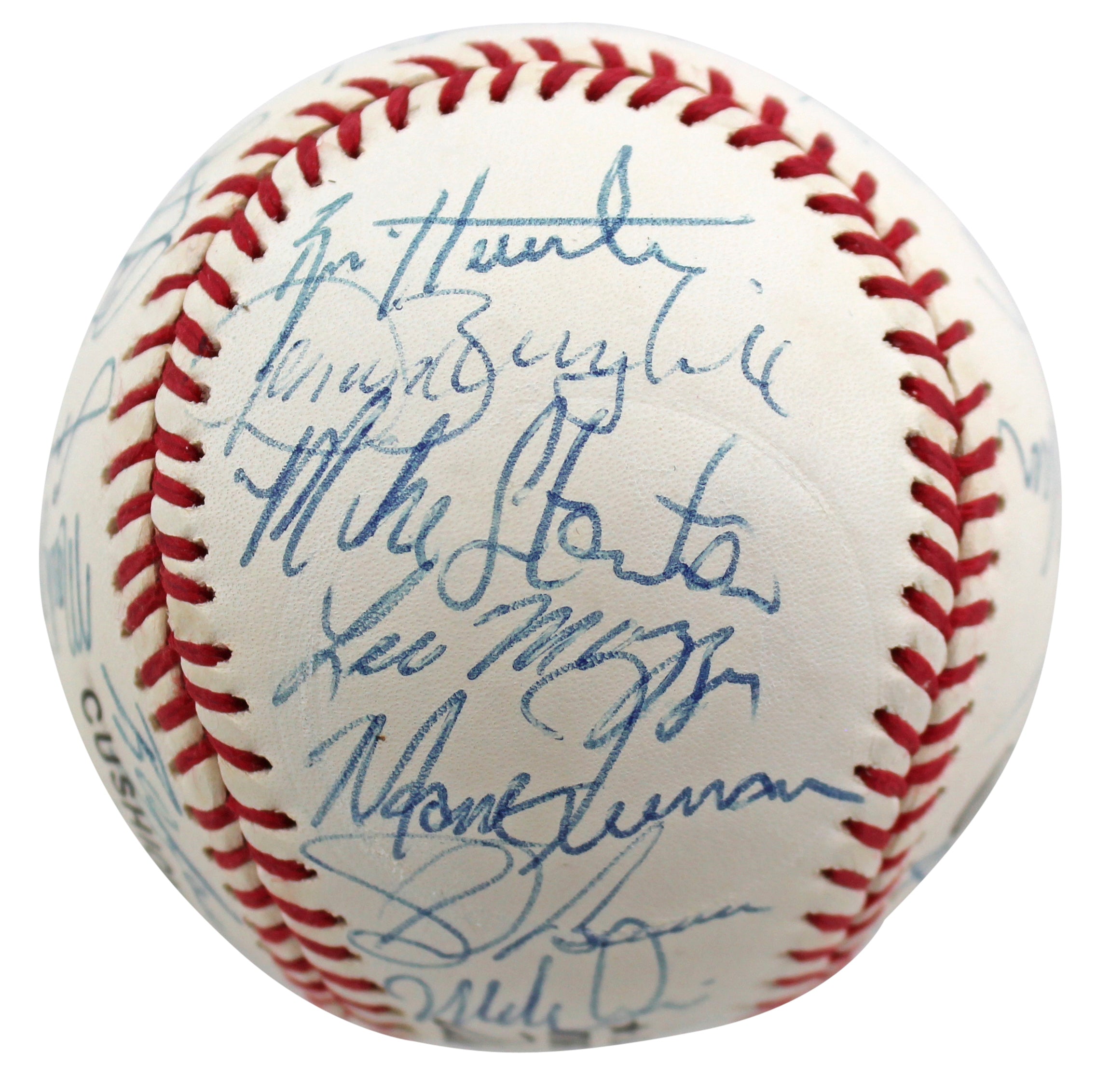 1992 Braves (25) Cox, Mazzone, Pendleton, Justice  +21 Signed Onl Baseball BAS