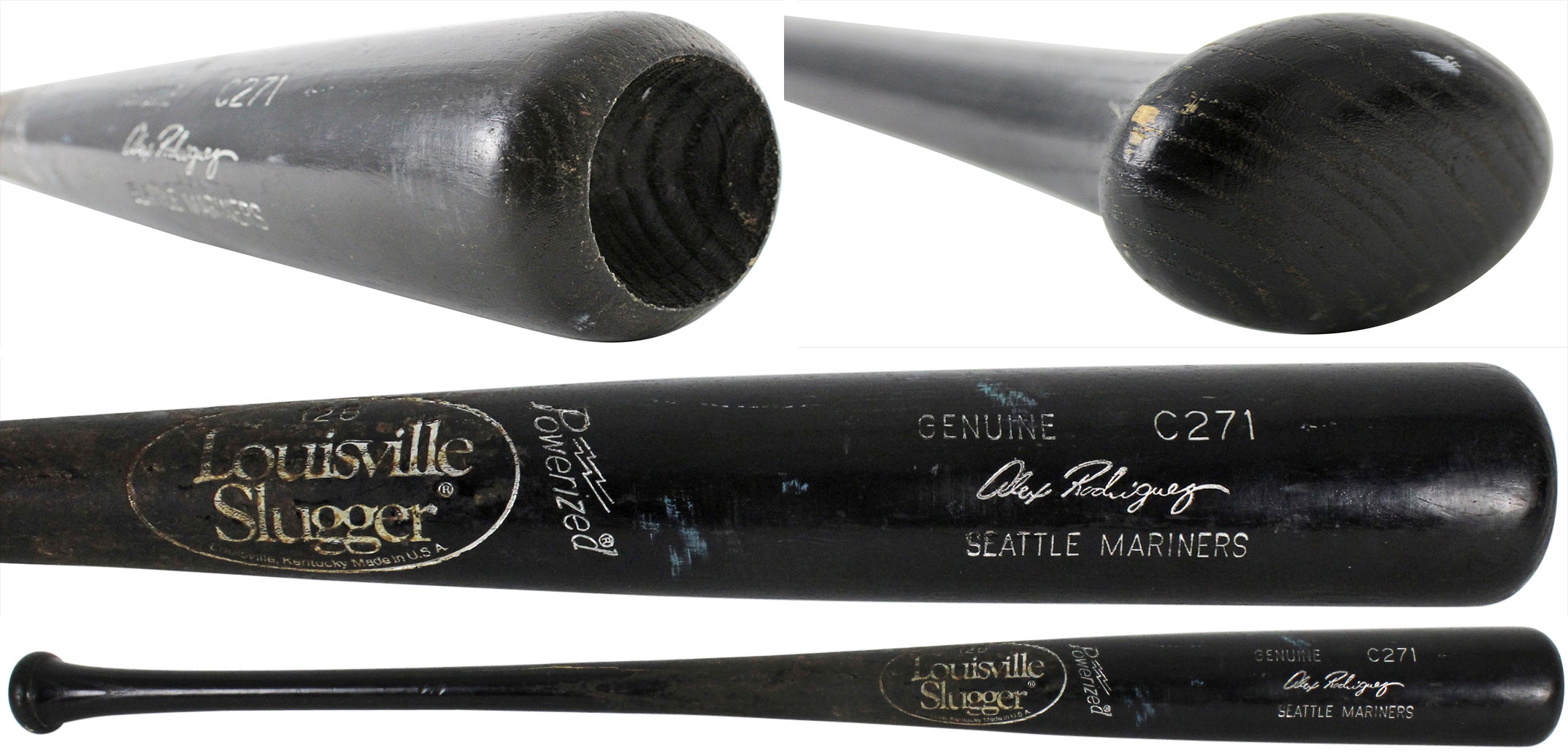 Mariners Alex Rodriguez 1993-97 Game Used Louisville Slugger Bat PSA/DNA #E36823