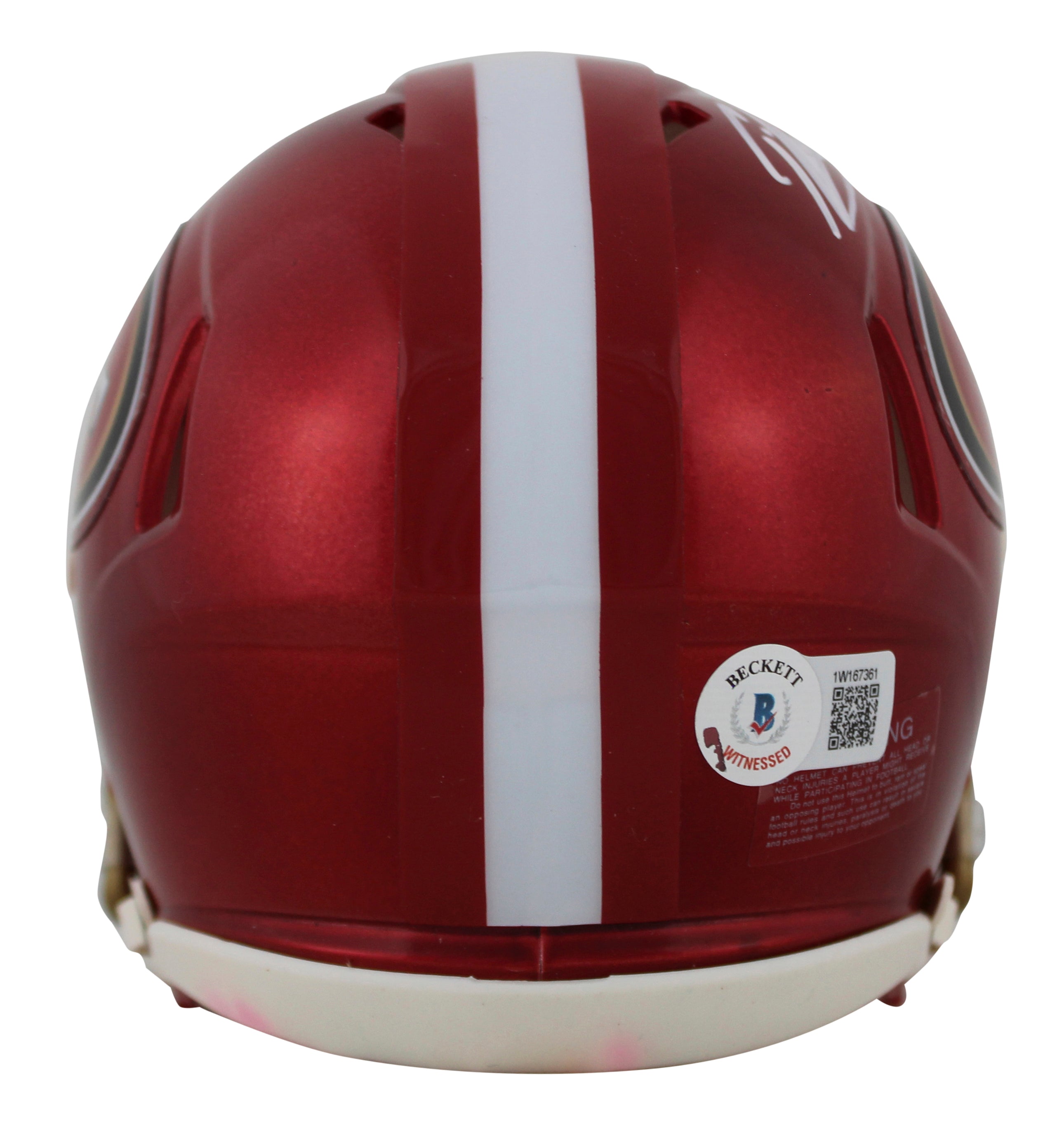 49ers Patrick Willis Authentic Signed Flash Speed Mini Helmet BAS Wit #1W167361