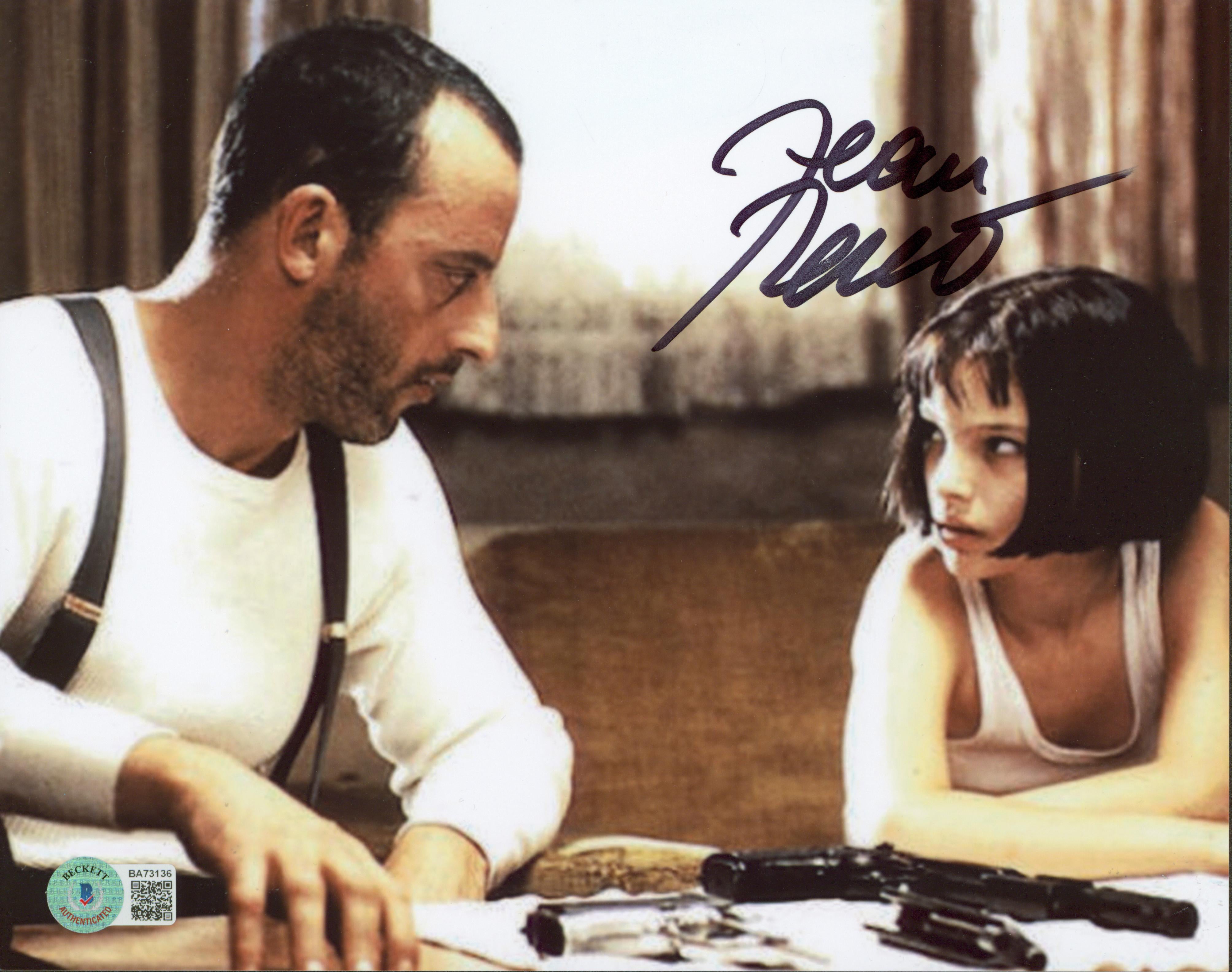 Jean Reno Leon The Professional Authentic Signed 8x10 Photo BAS #BA73136