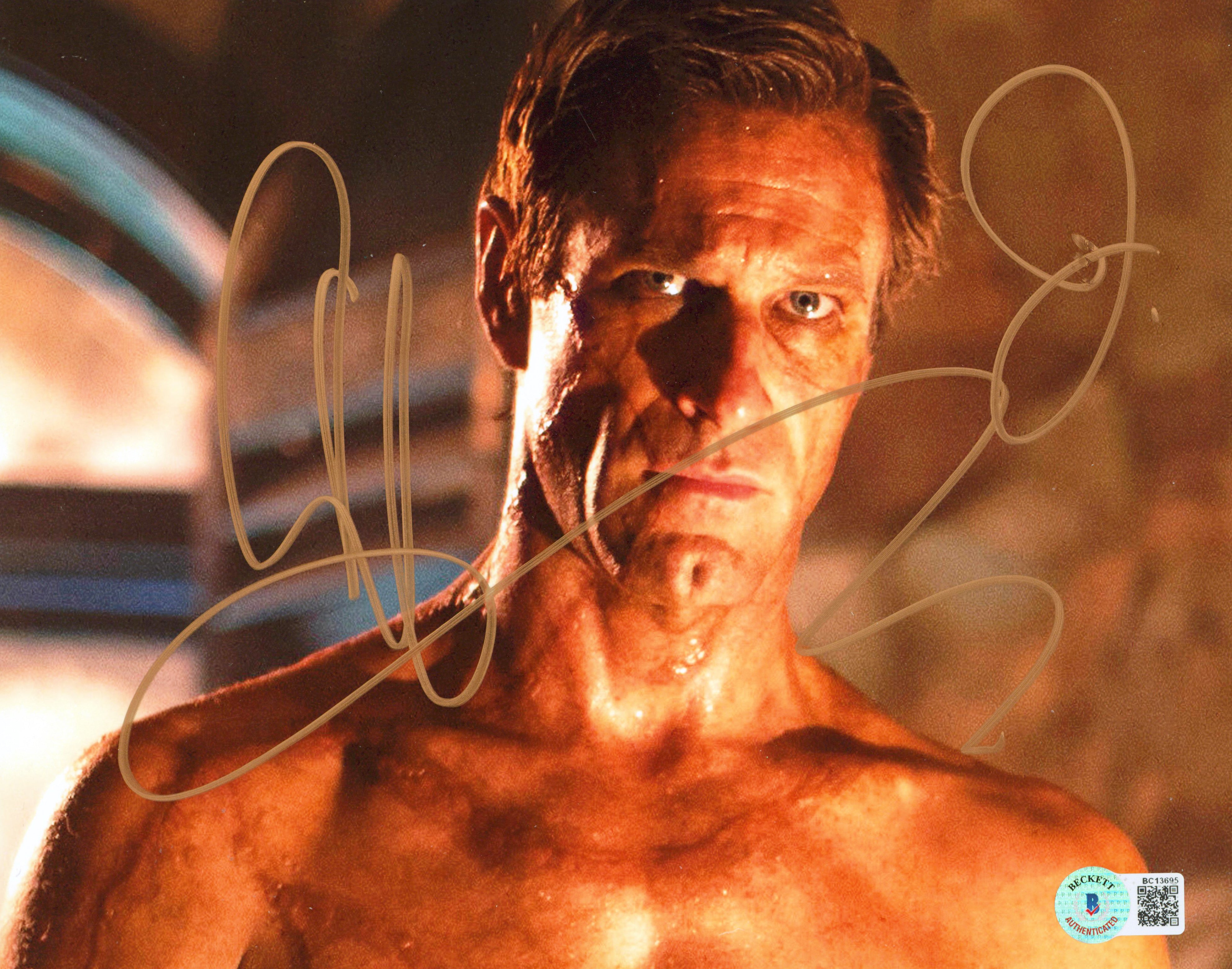 Aaron Eckhart Batman The Dark Knight Authentic Signed 8x10 Photo BAS #BC13695