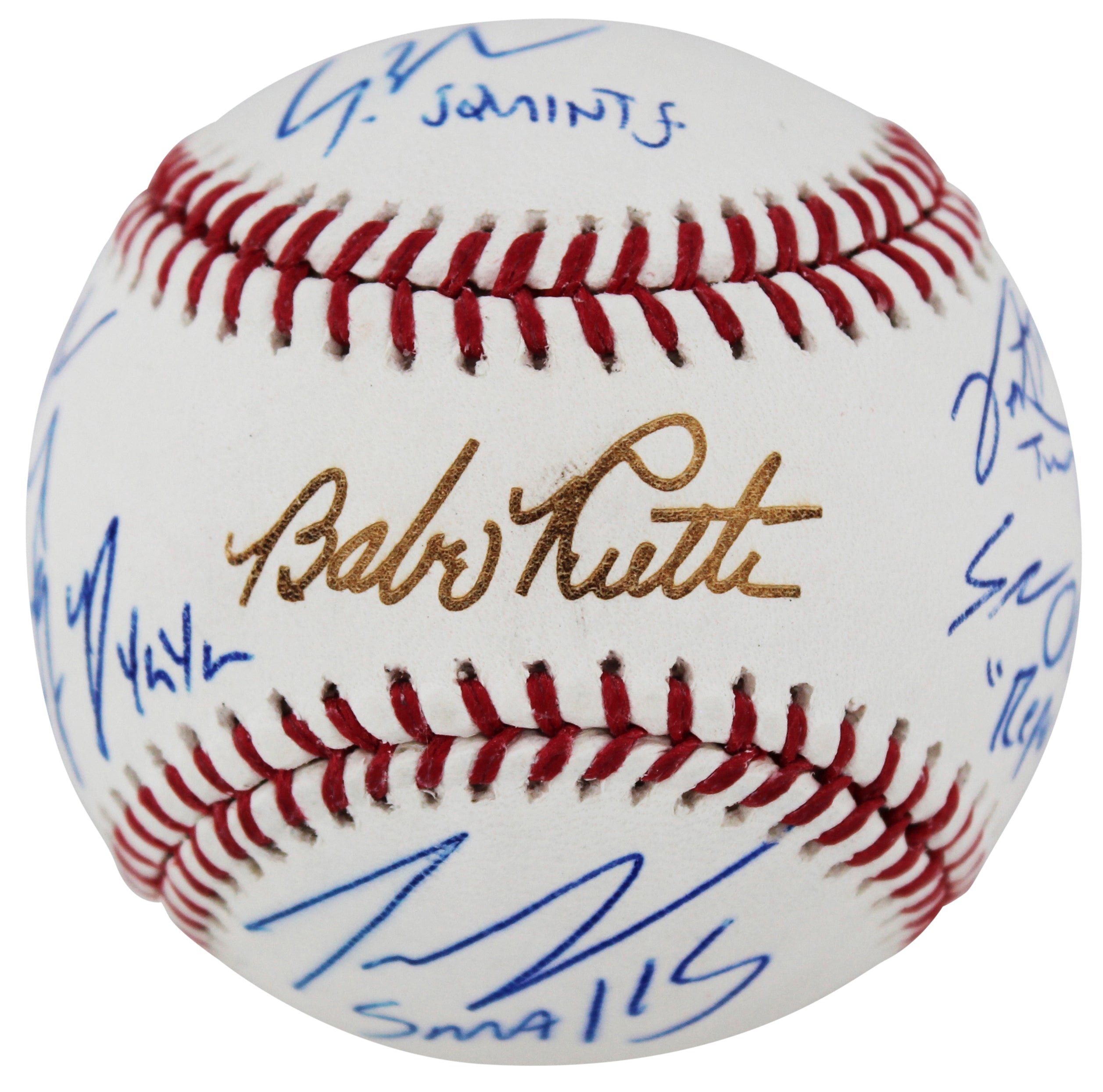 Sandlot (6) Guiry, Leopardi, +4 Signed Babe Ruth Baseball w/ Character Names BAS