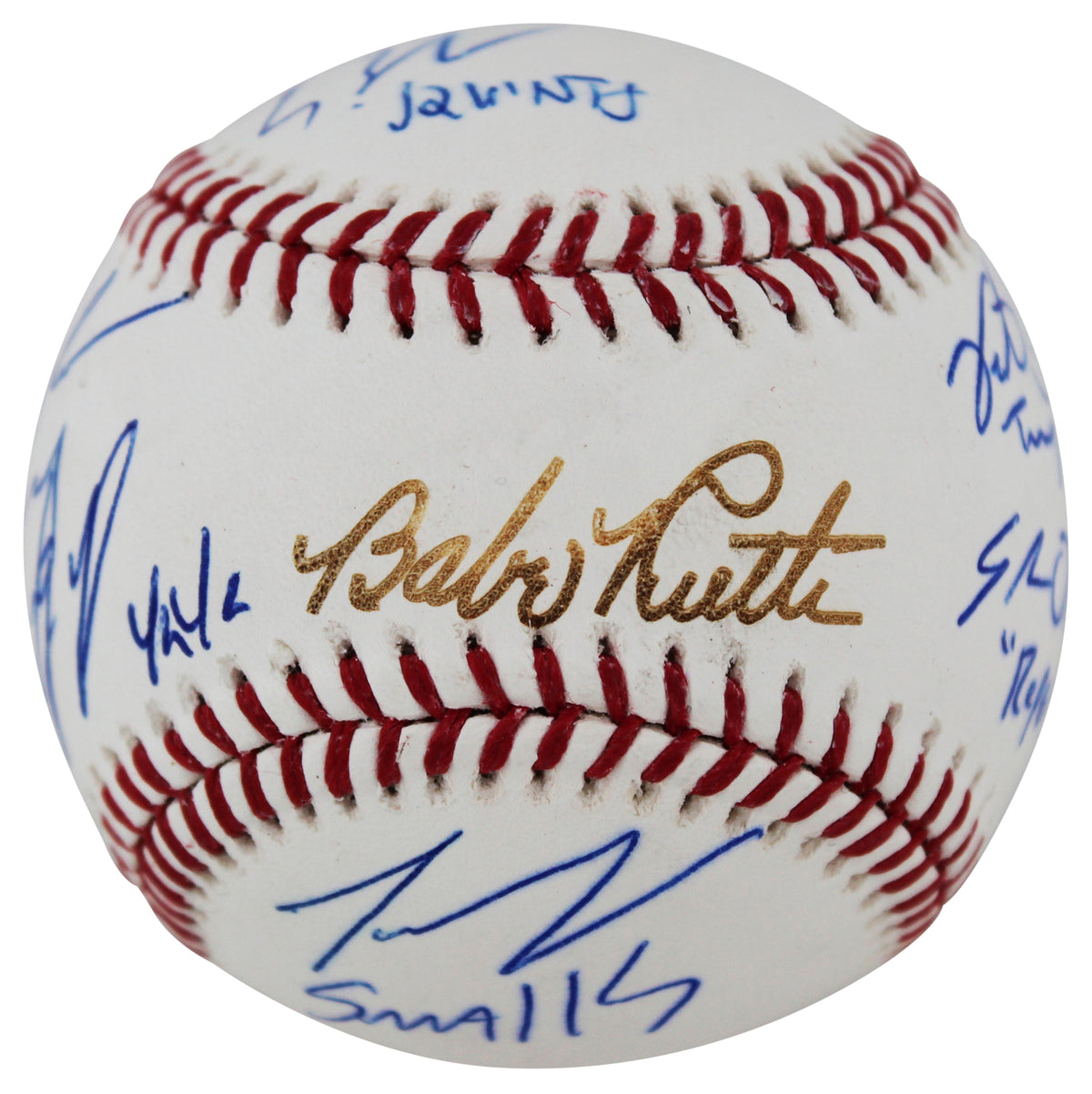 Sandlot (6) Guiry, Leopardi, +4 Signed Babe Ruth Baseball w/ Character Names BAS