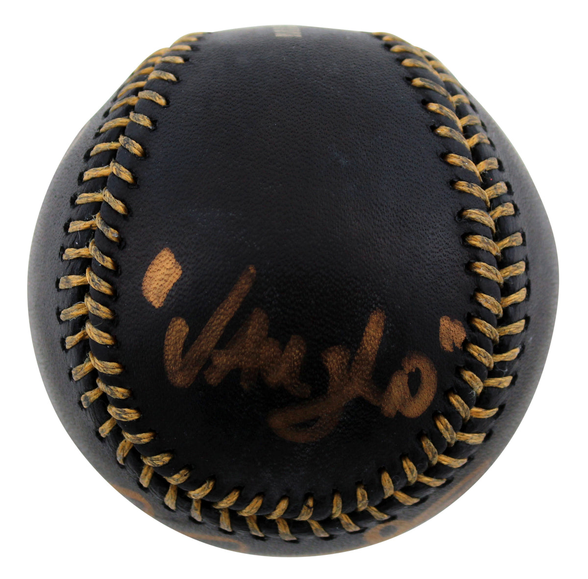 Charlie Sheen Major League "Vaughn" Signed Black Oml Baseball BAS Wit #I38447