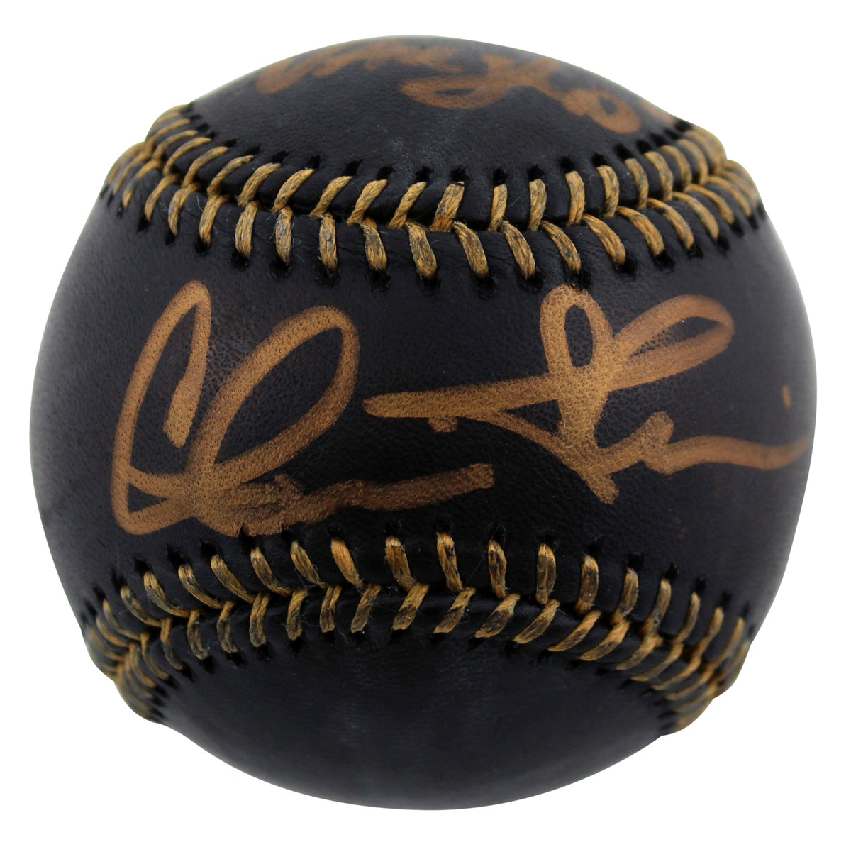 Charlie Sheen Major League "Vaughn" Signed Black Oml Baseball BAS Wit #I38447