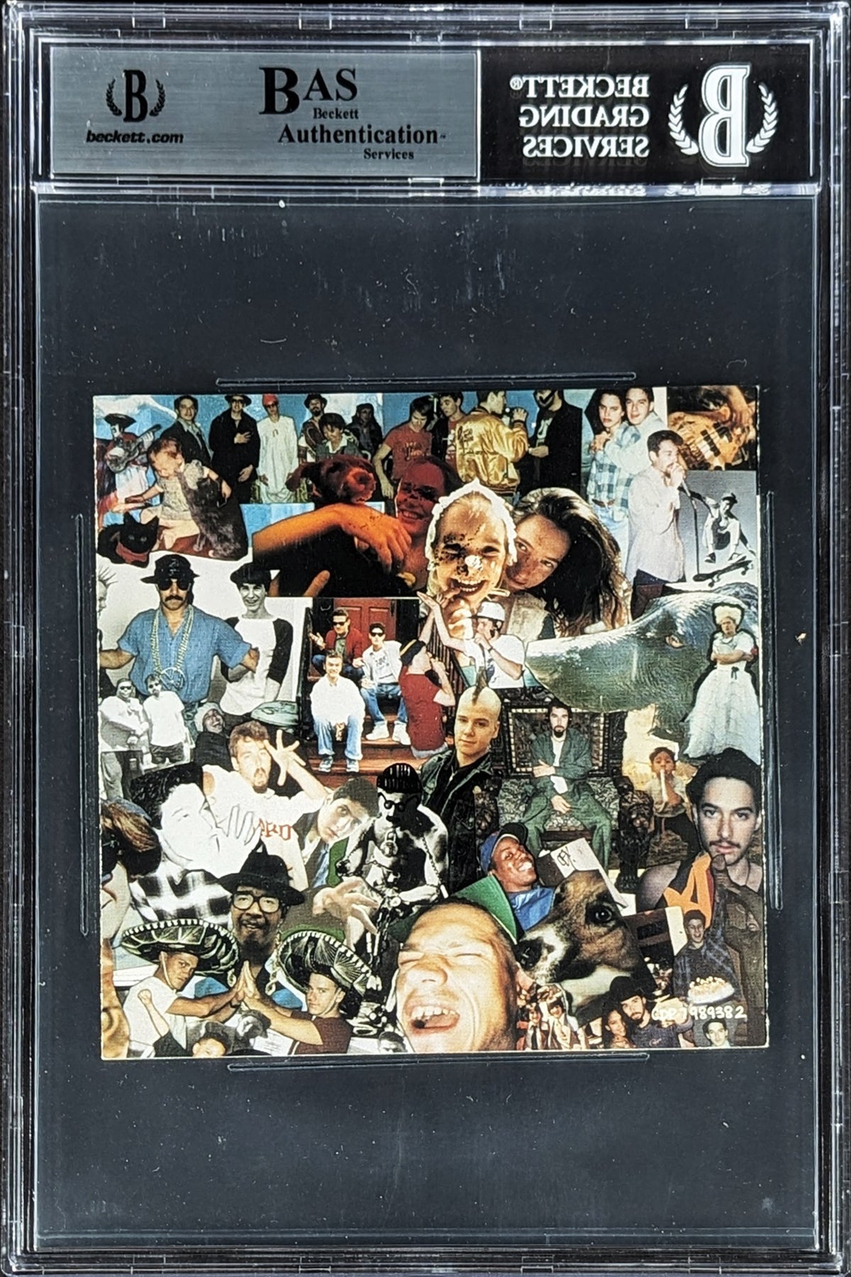 Beastie Boys Ad-Rock, Mike D & MCA Signed Check Your Head Cd Cover BAS Slabbed