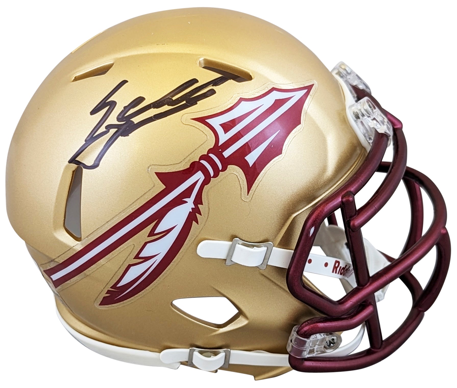 Florida State Sebastian Janikowski Authentic Signed Speed Mini Helmet BAS Wit