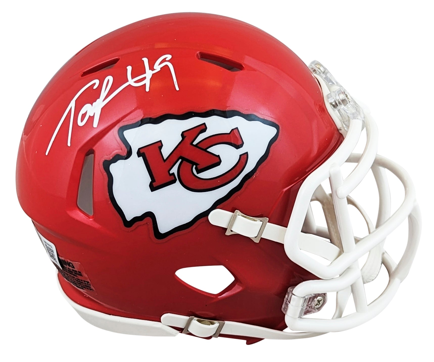 Chiefs Tony Richardson Authentic Signed Speed Mini Helmet W/ Case BAS Witnessed