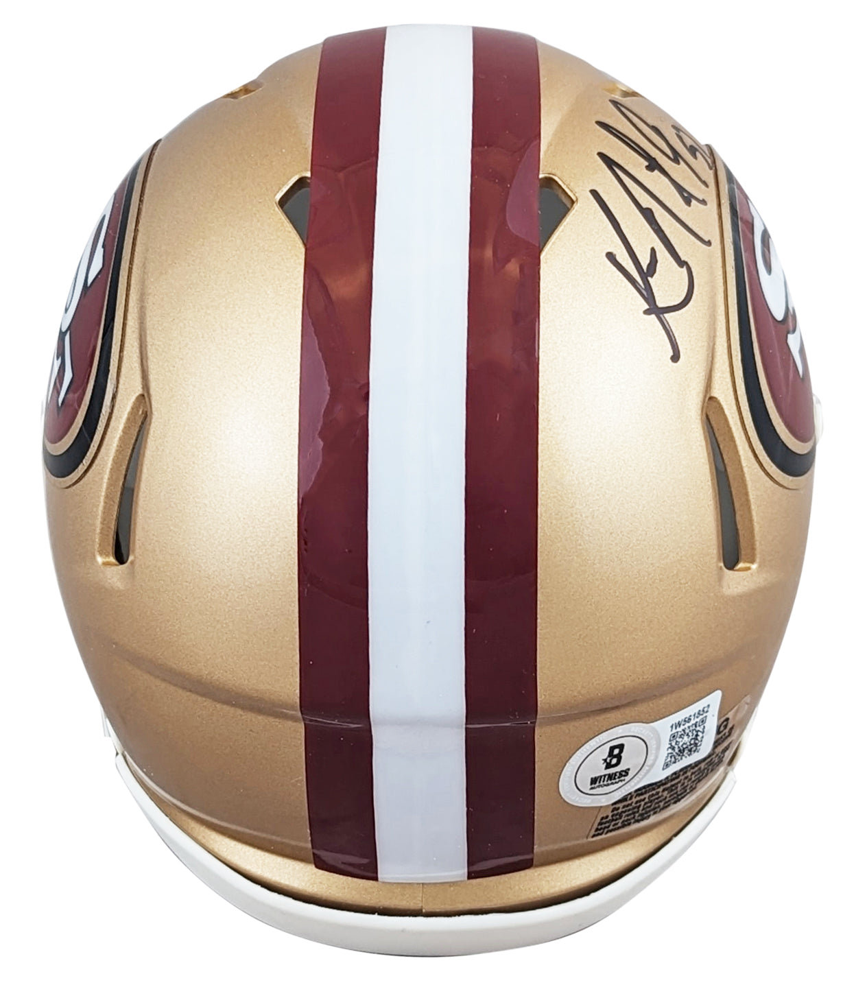 49ers Ken Norton Jr. Authentic Signed Speed Mini Helmet BAS Witnessed