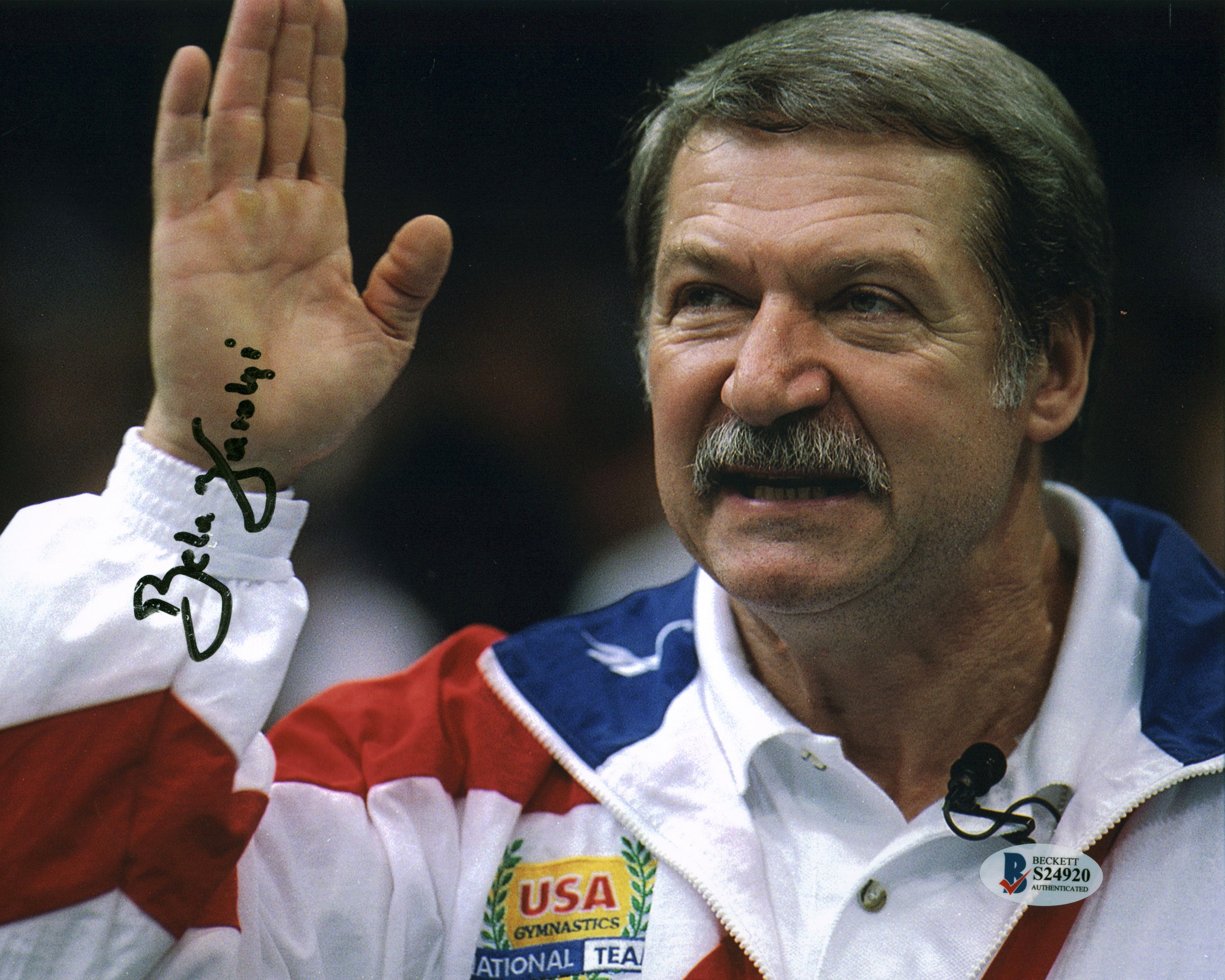 Bela Karolyi USA Gymnastics Coach Authentic Signed 8x10 Photo BAS #S24920