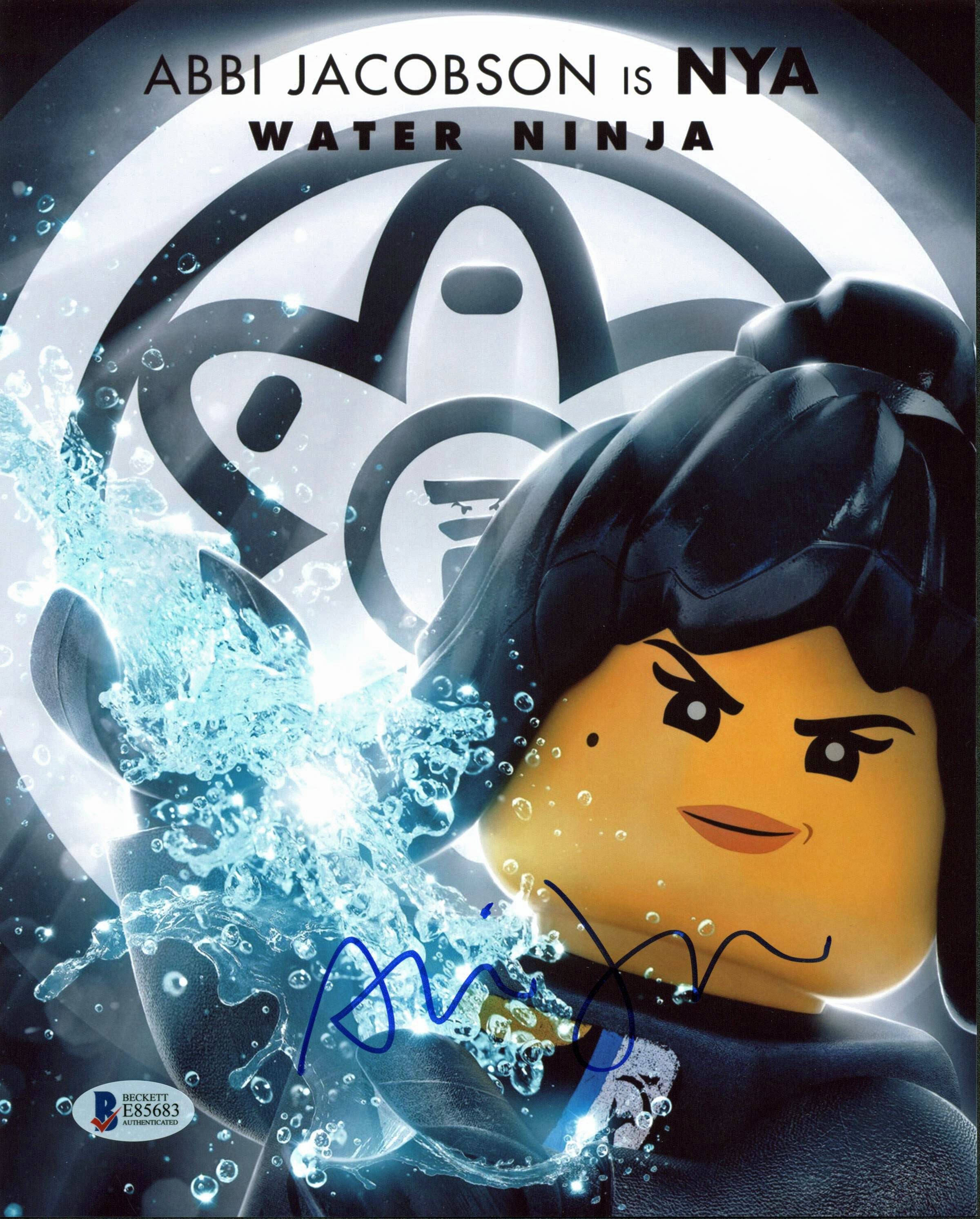 Abbi Jacobson The Lego Ninjago Movie Authentic Signed 8x10 Photo BAS #E85683