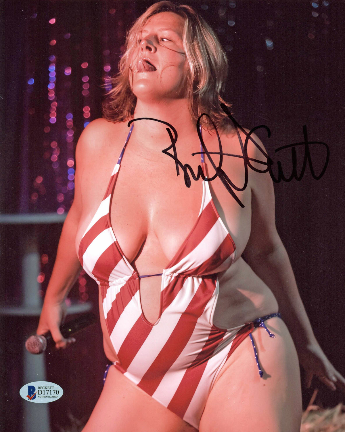 Bridget Everett Comedian Authentic Signed 8x10 Photo Autographed BAS #D17170