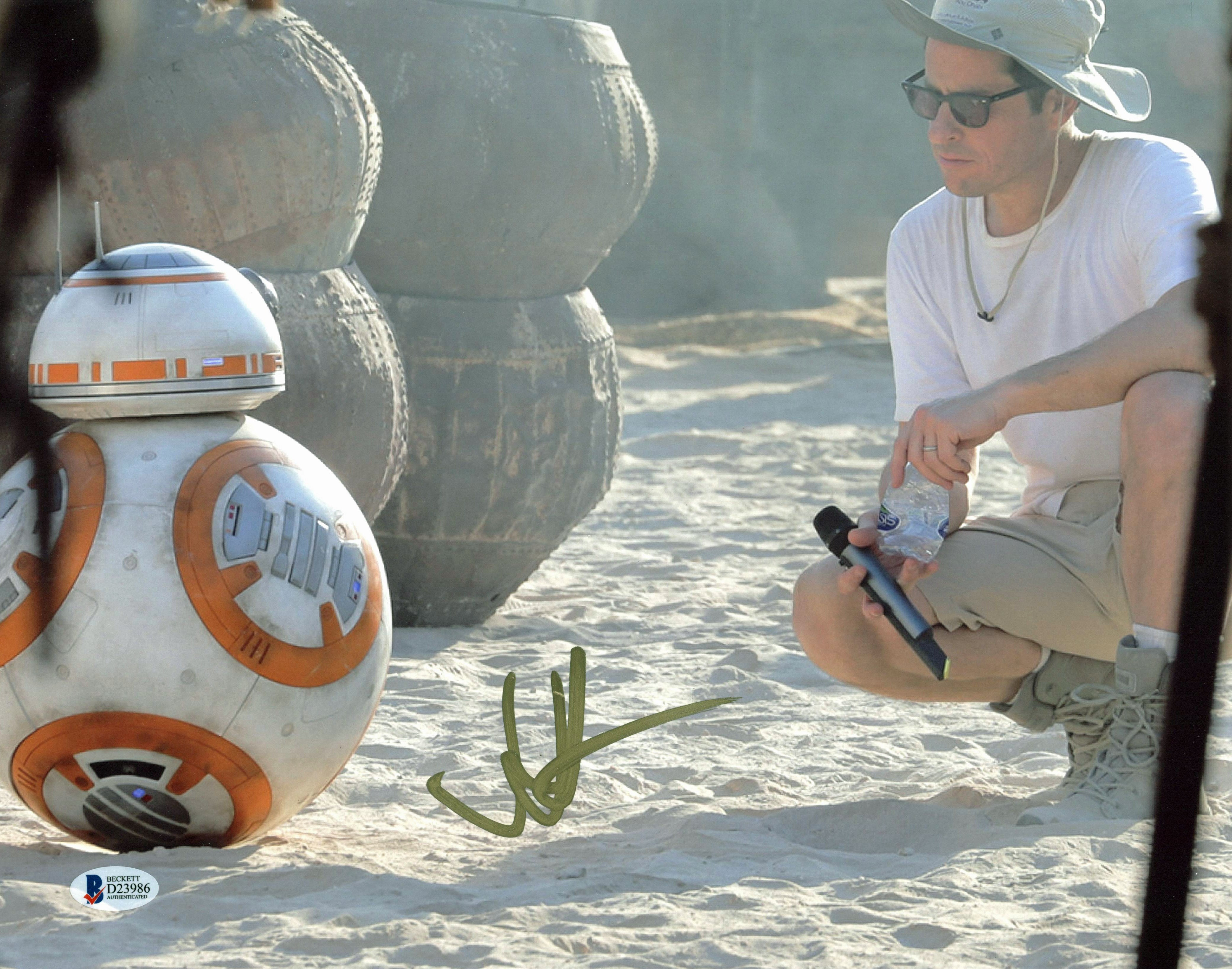 J.J. Abrams Star Wars The Force Awakens Authentic Signed 11x14 Photo BAS #D23986