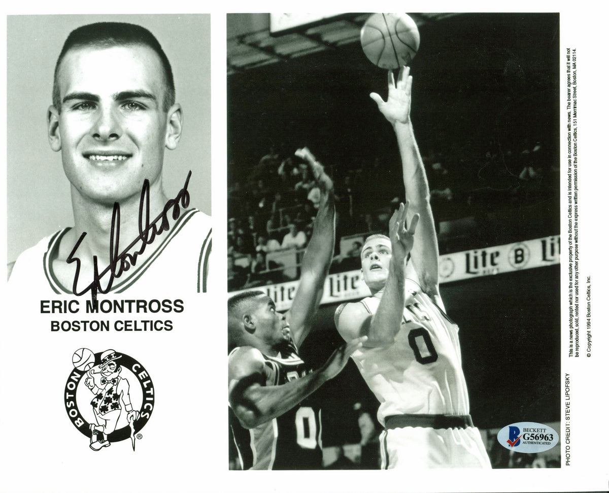 Celtics Eric Montross Authentic Signed 8x10 Photo Autographed BAS #G56963
