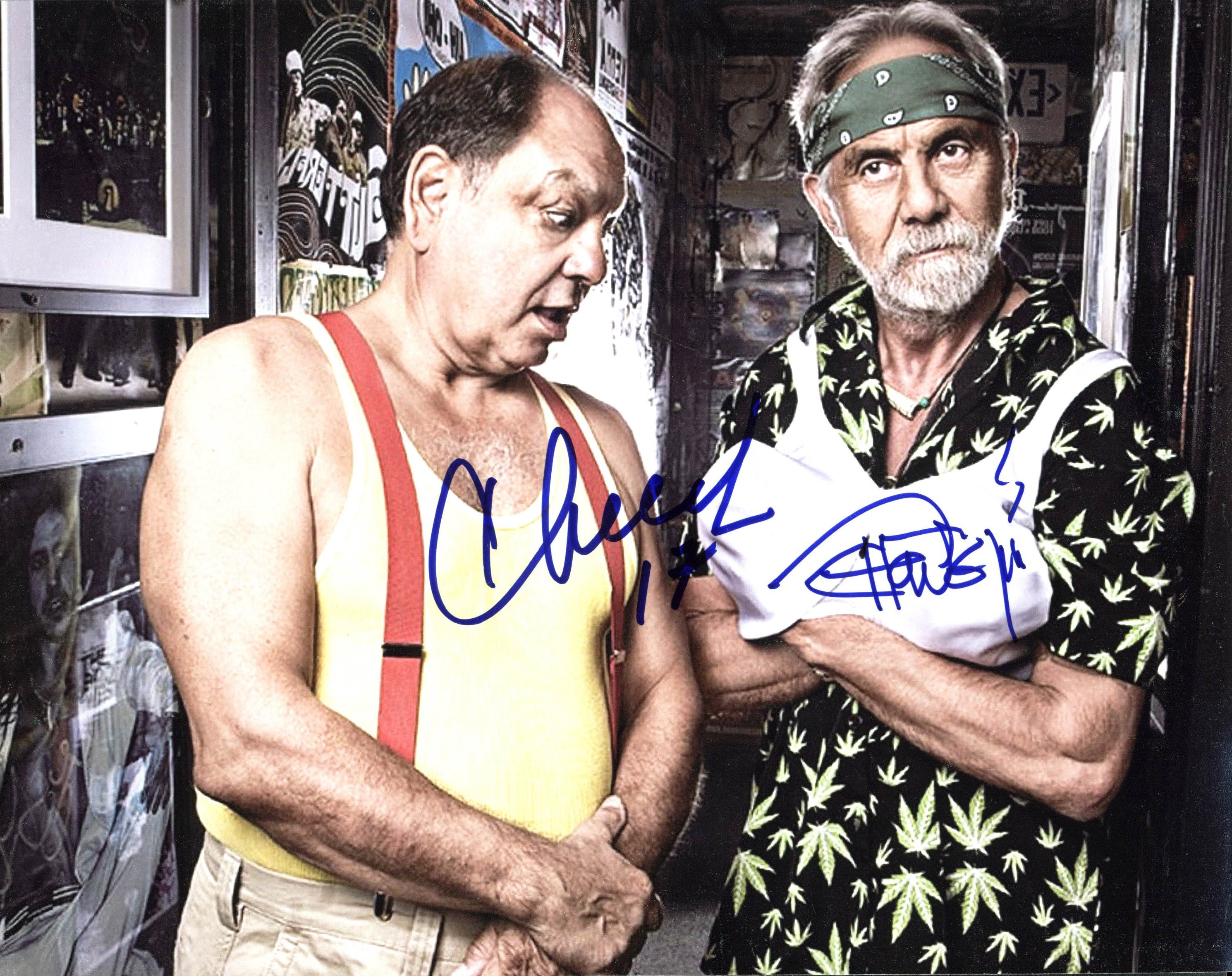 Cheech Marin & Tommy Chong Up in Smoke Authentic Signed 8x10 Photo BAS #B61894