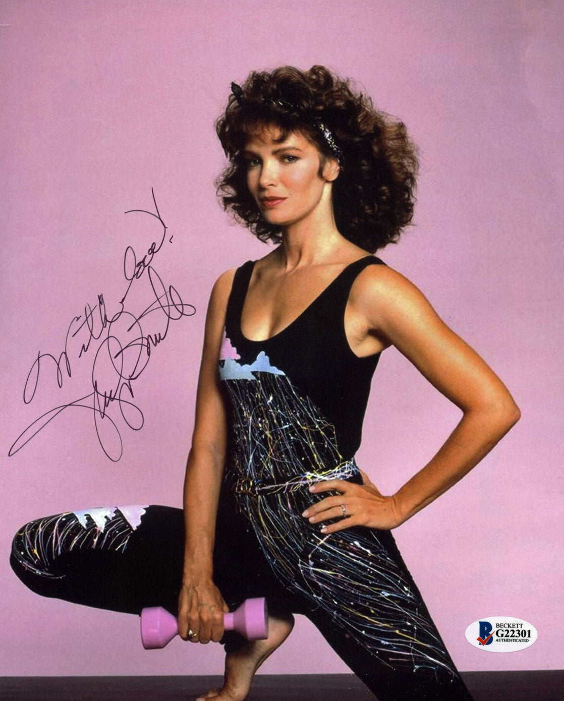 Jaclyn Smith Charlie's Angels Sexy Authentic Signed 8x10 Photo BAS #G22301