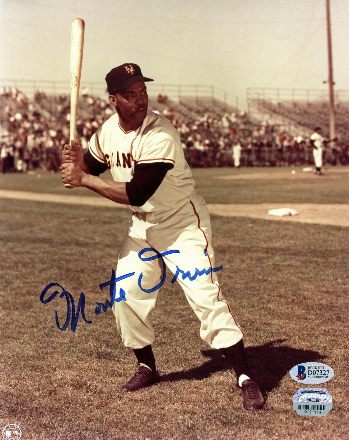 Giants Monte Irvin Authentic Signed 8x10 Photo Autographed BAS #D07327