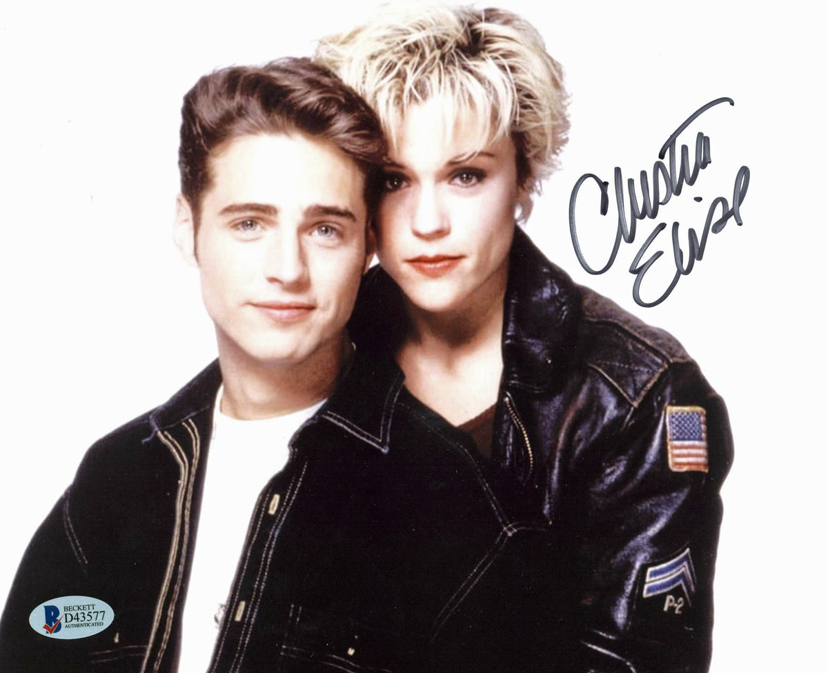 Christine Elise Beverly Hills 90210 Authentic Signed 8x10 Photo BAS #D43577