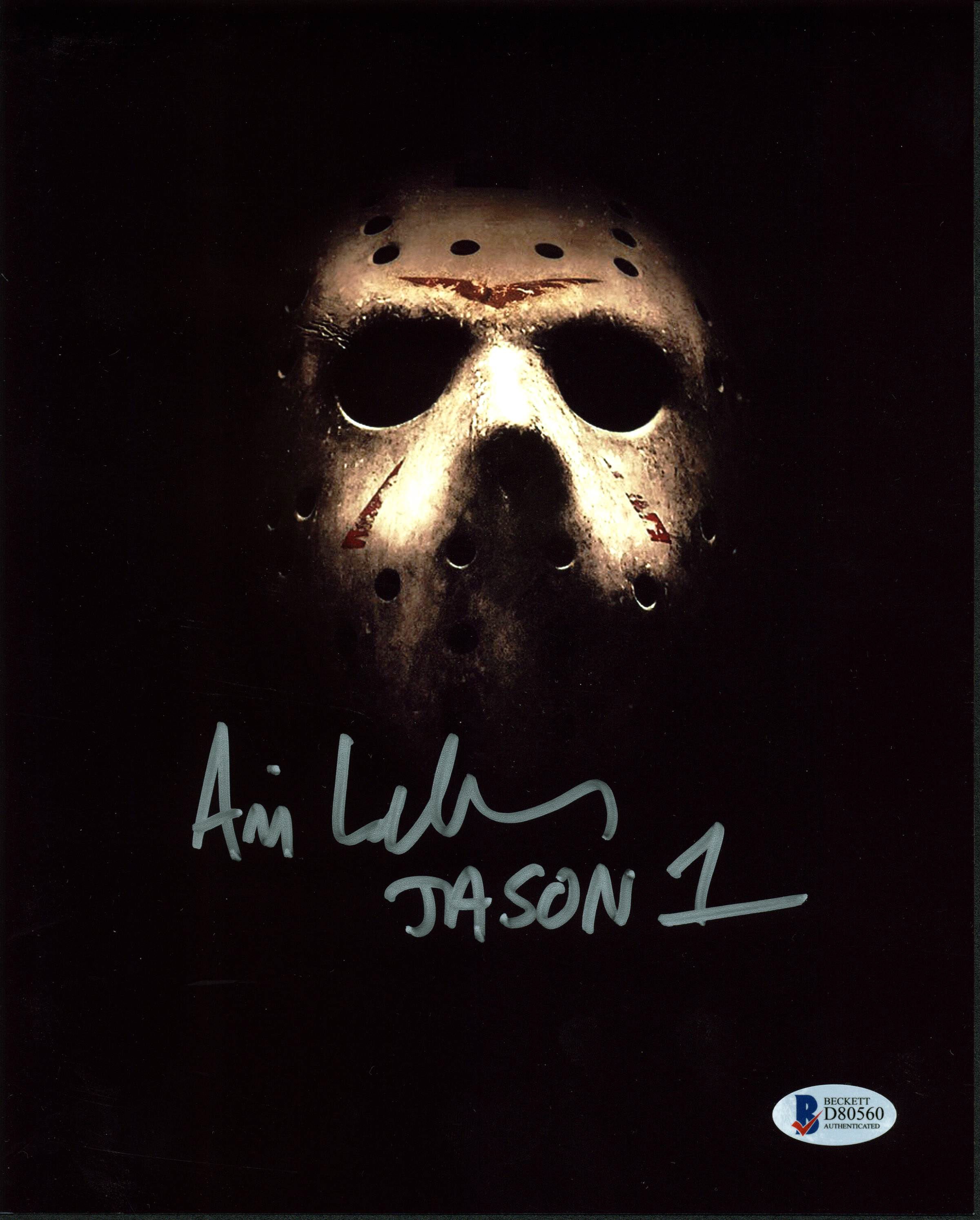 Ari Lehman Friday The 13th "Jason 1" Authentic Signed 8x10 Photo BAS