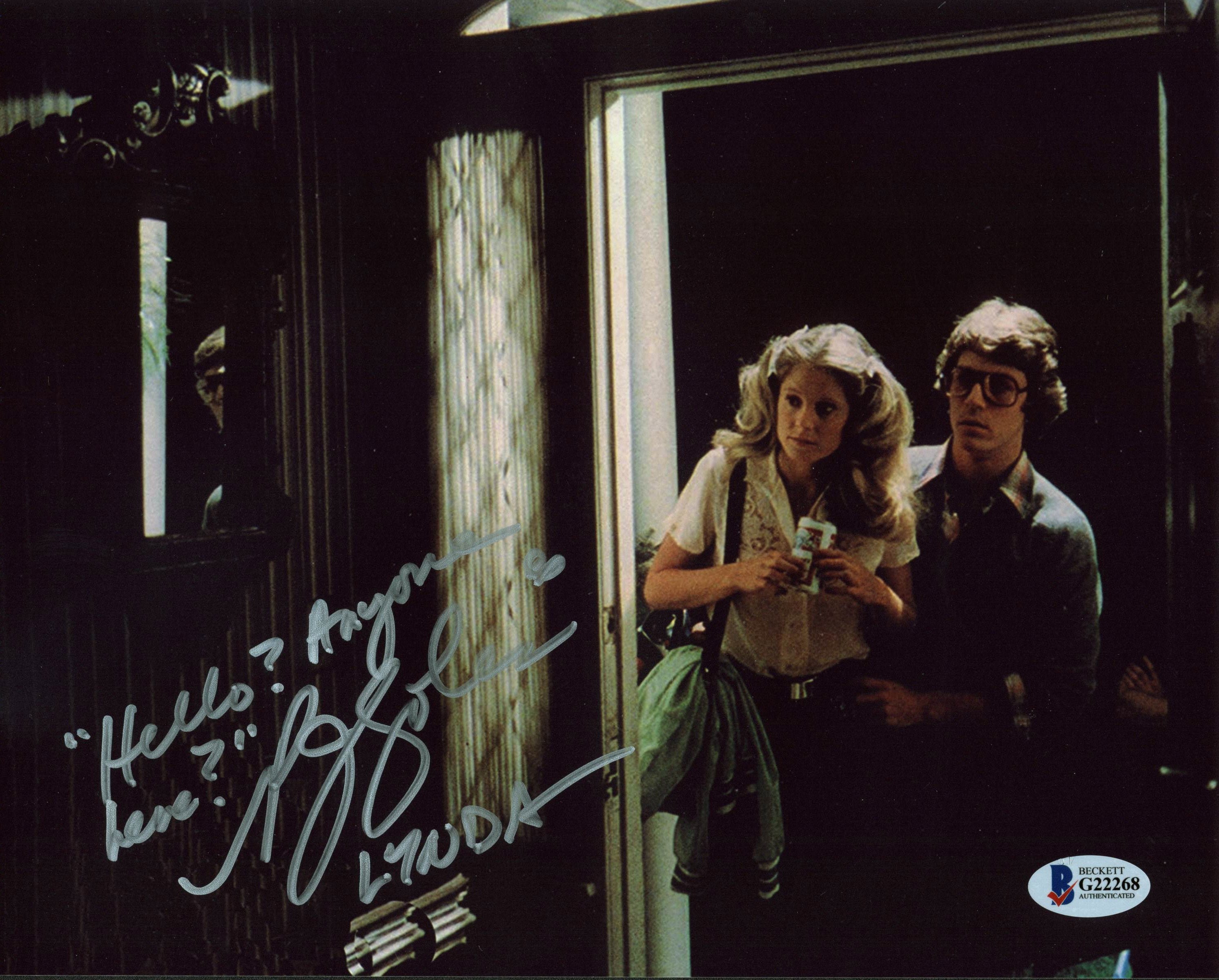 P.J. Soles Halloween "Hello? Anyone Here? Lynda" Signed 8x10 Photo BAS #G22268