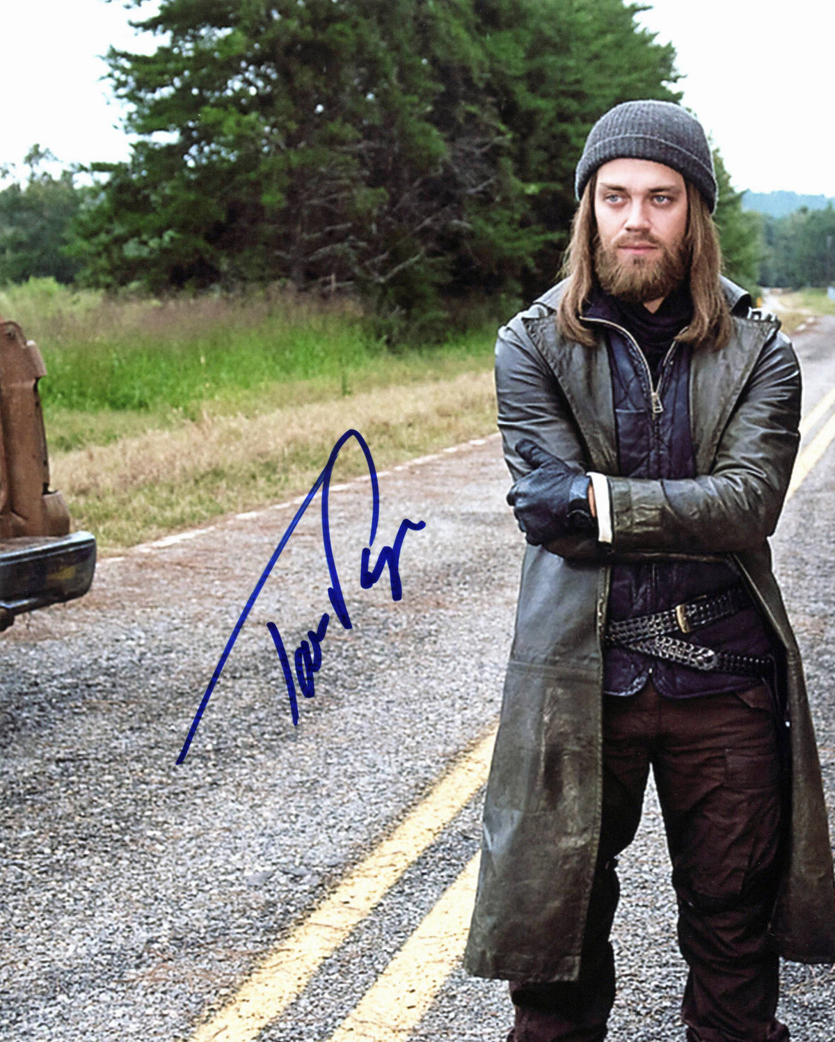 Tom Payne The Walking Dead Authentic Signed 8x10 Photo Autographed BAS #E85248