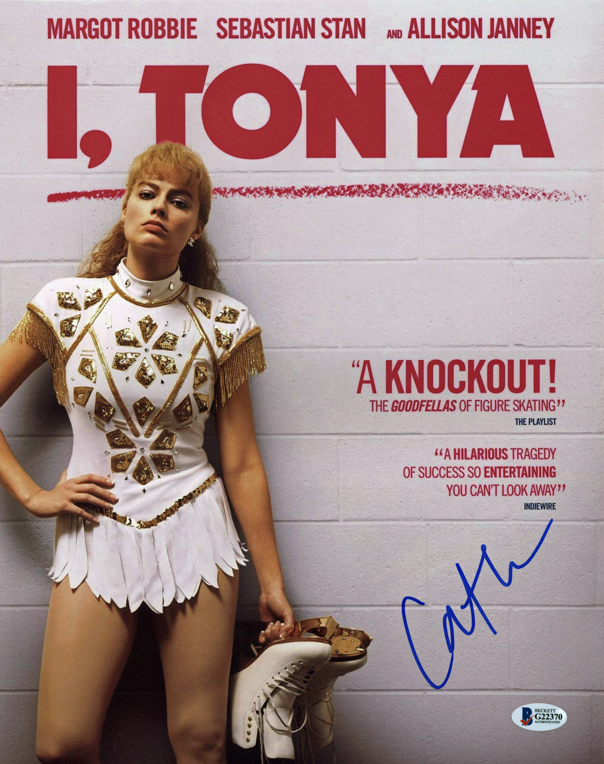 Caitlyn Carver I, Tonya Authentic Signed 11x14 Photo Autographed BAS #G22370