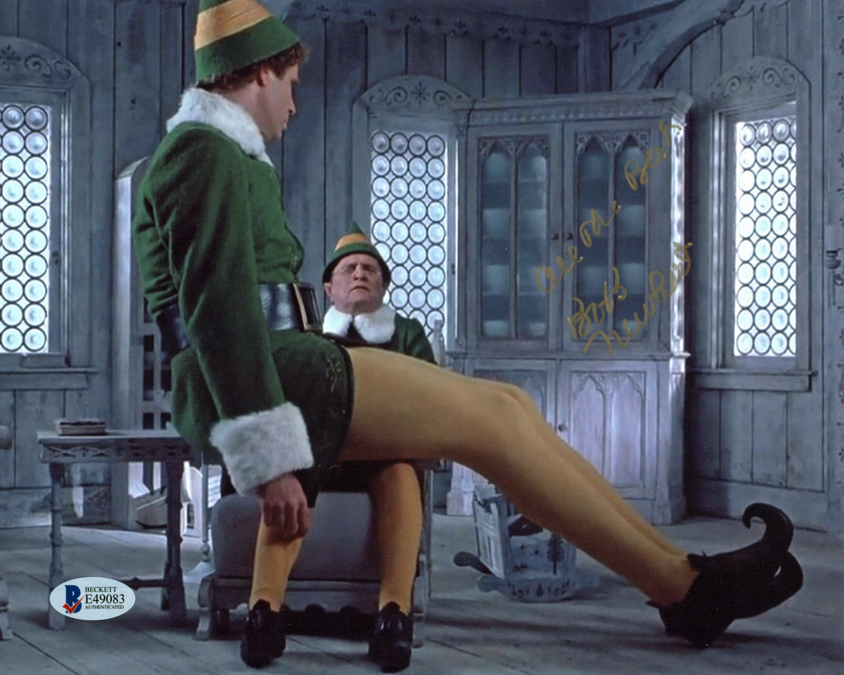 Bob Newhart Elf Authentic Signed 8x10 Photo Autographed BAS #E49083