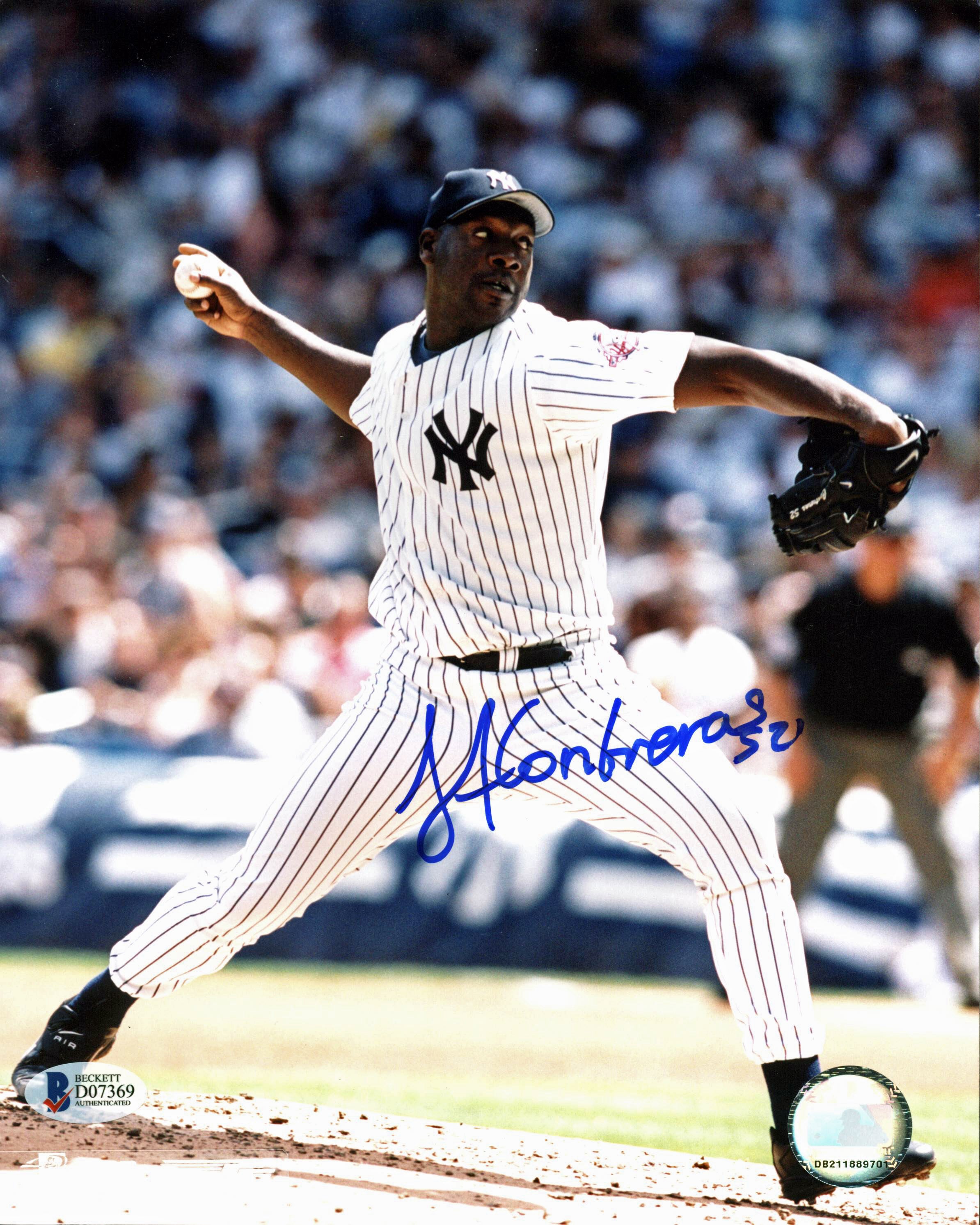 Yankees Jose Contreras Authentic Signed 8x10 Photo Autographed BAS #D07369