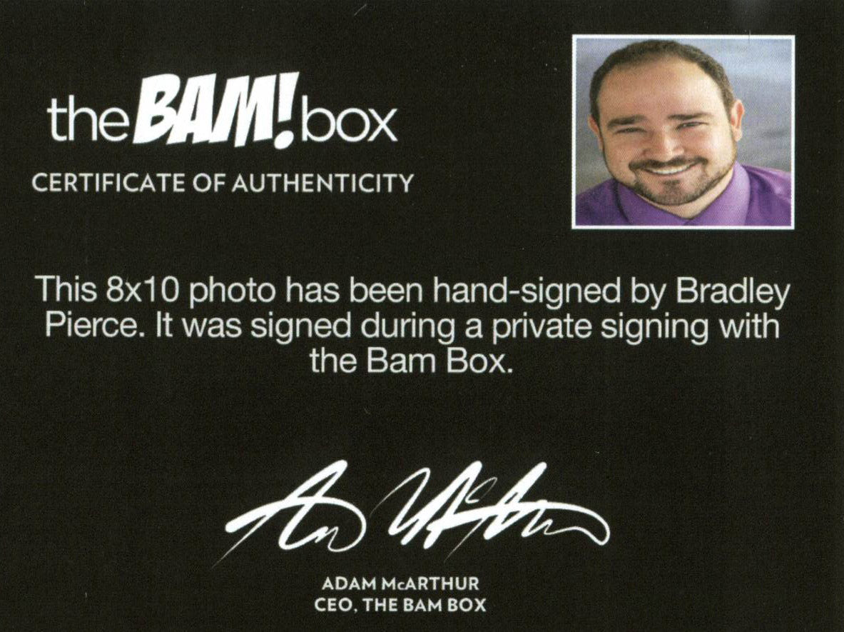 Bradley Pierce Jumanji Authentic Signed 8x10 BAM BOX Photo Autographed