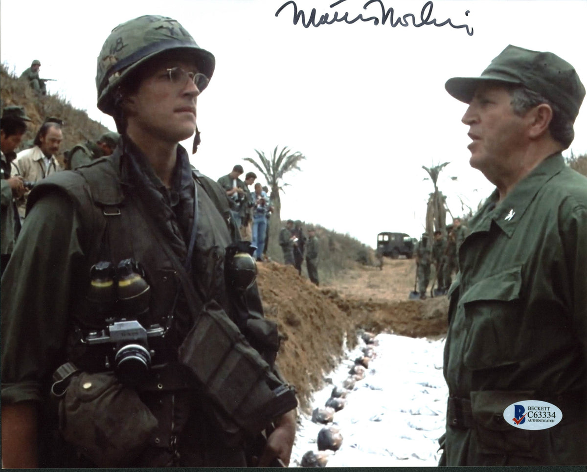 Matthew Modine Full Metal Jacket Authentic Signed 8x10 Photo BAS #C63334
