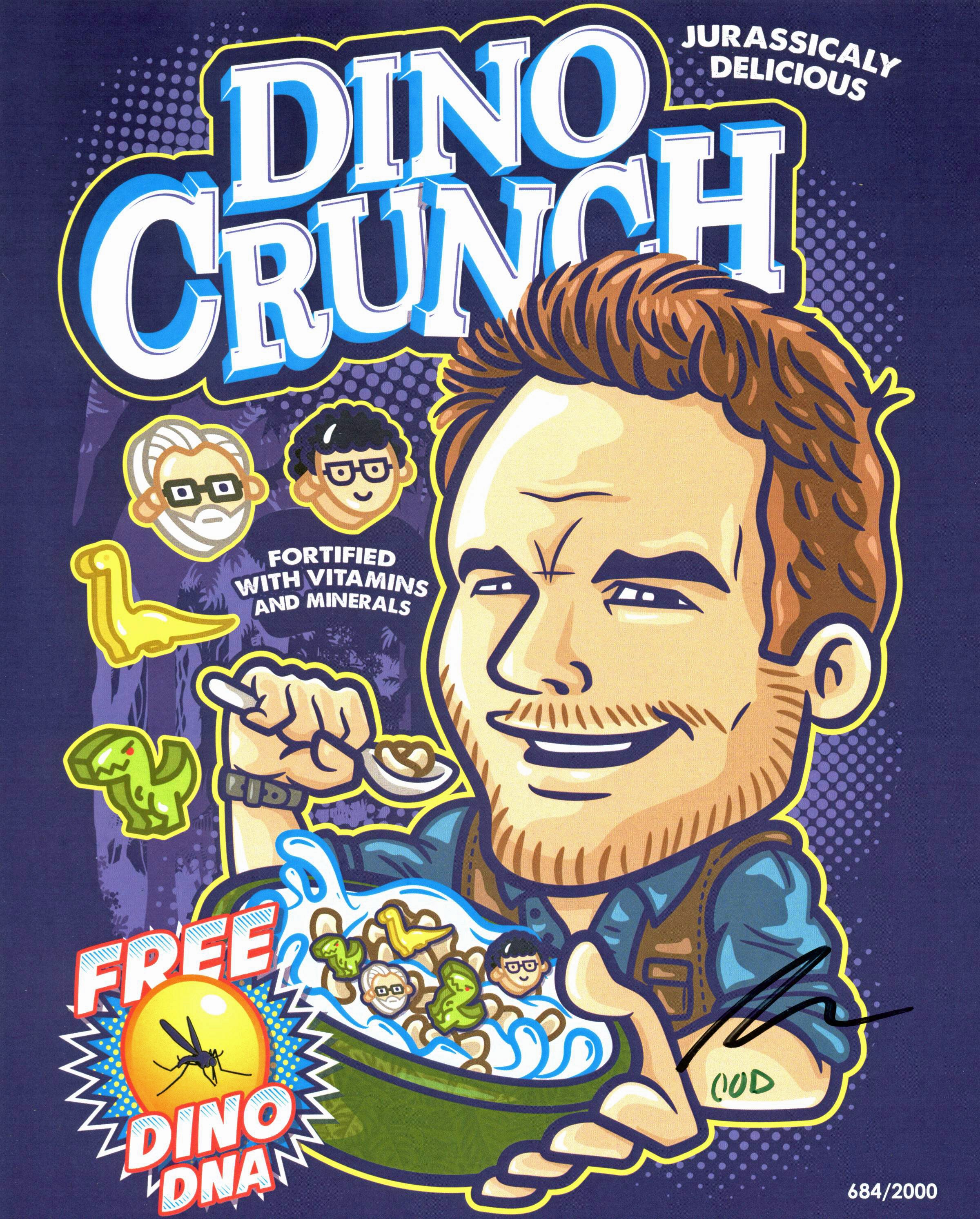 Create or Destroy (COD) Signed 8x10 Jurassic Park Art Print Photo LE 684/2000