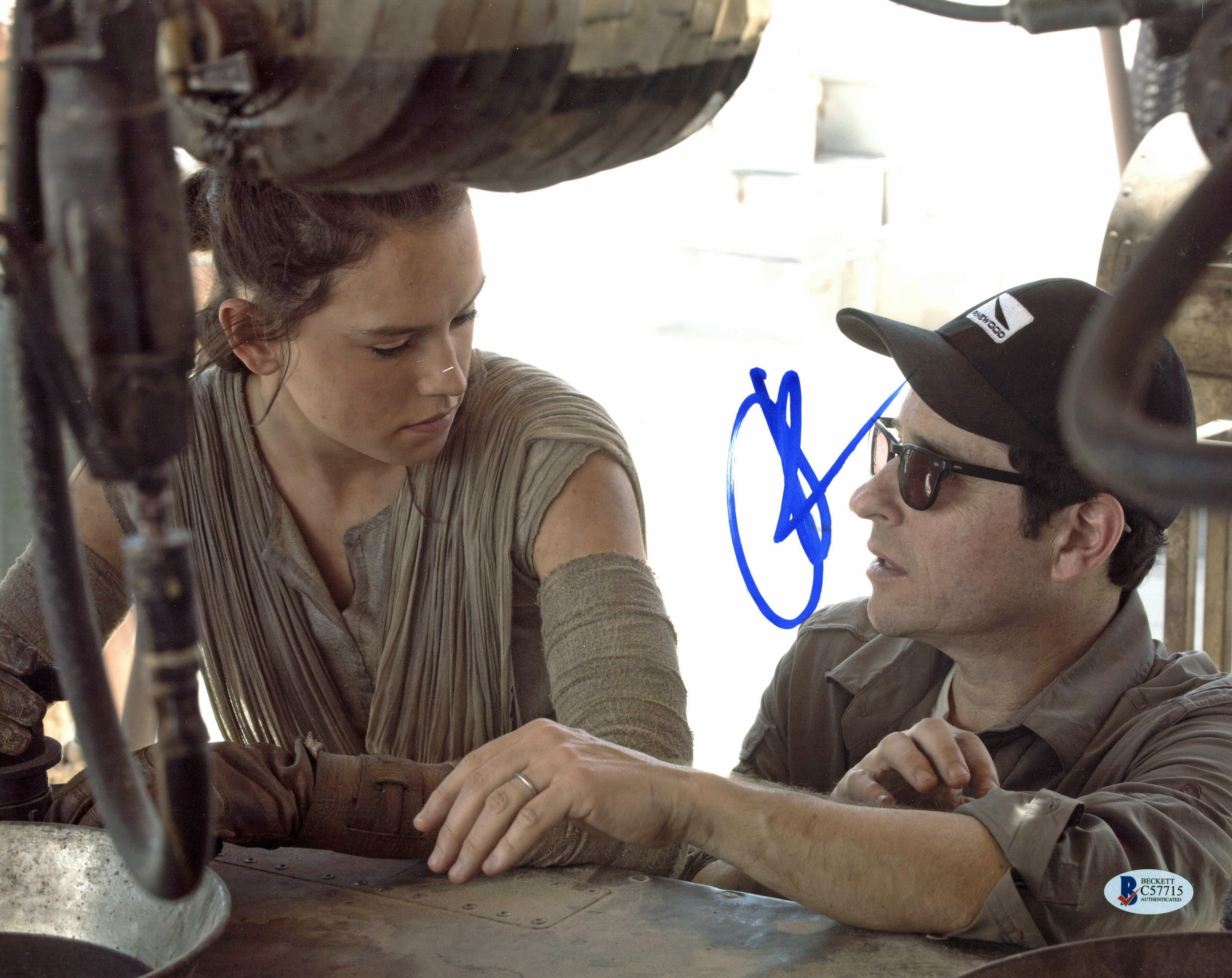 J.J. Abrams Star Wars The Force Awakens Authentic Signed 11x14 Photo BAS #C57715