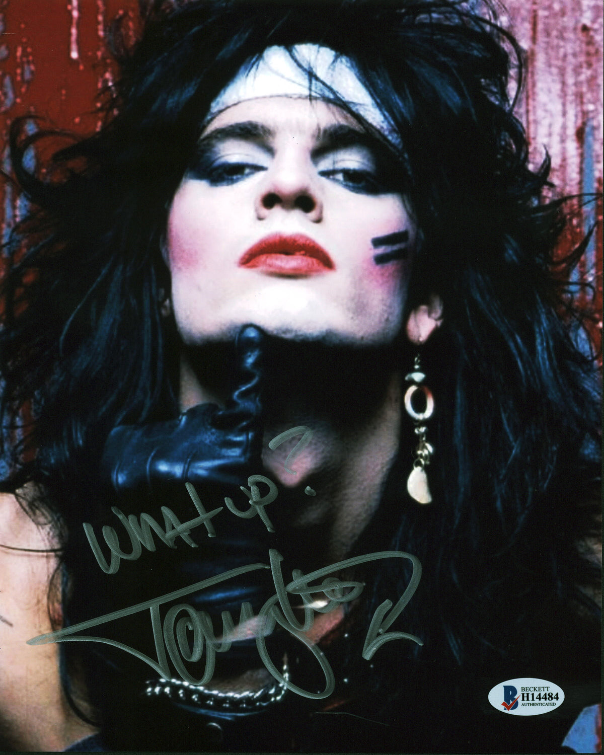 Tommy Lee Motley Crue "What Up?" Authentic Signed 8x10 Photo BAS #H14484