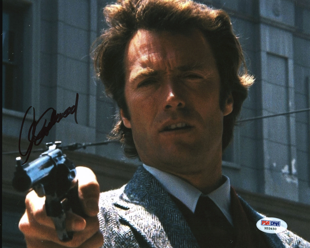 Clint Eastwood Dirty Harry Authentic Signed 8x10 Photo Autographed PSA #X03450
