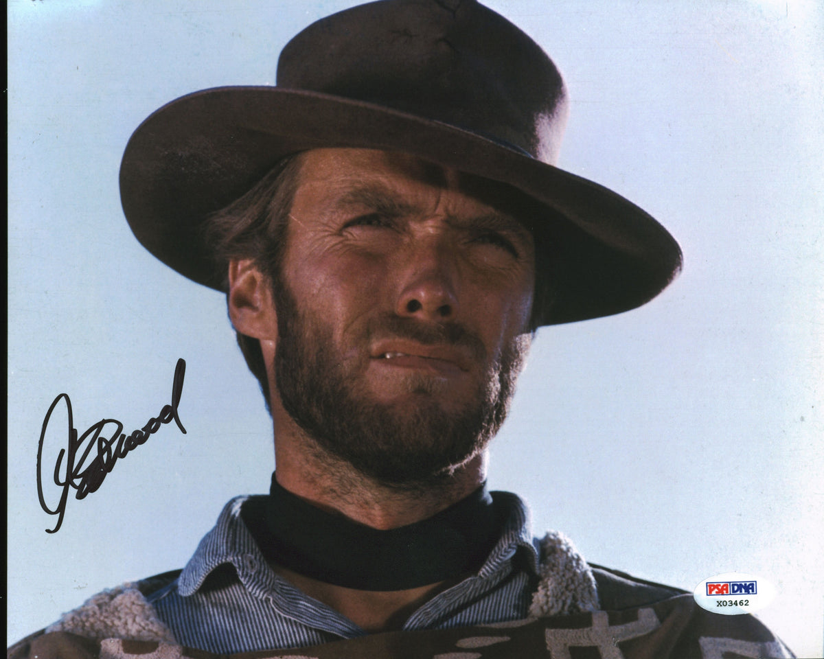 Clint Eastwood The Good, the Bad and the Ugly Signed 8x10 Photo PSA/DNA #X03462