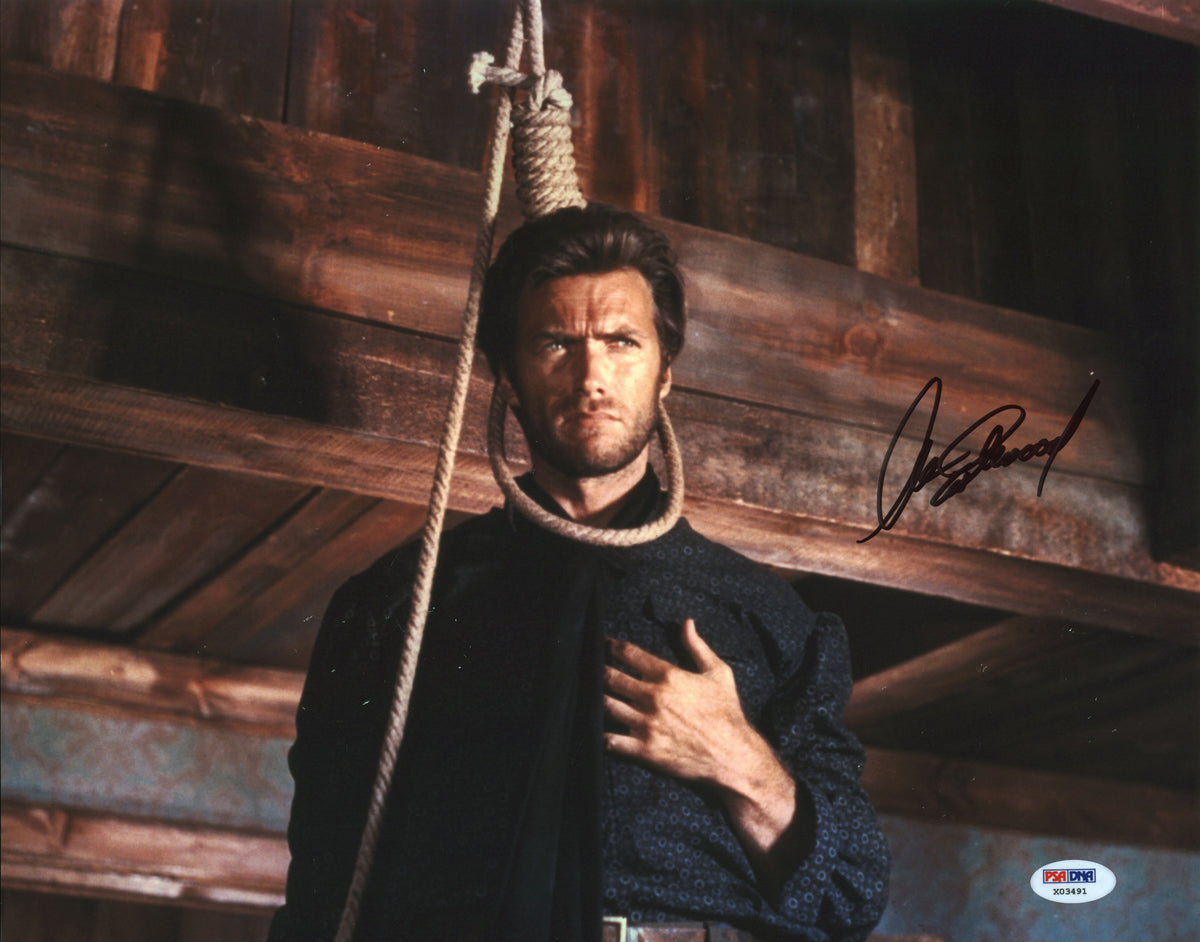 Clint Eastwood The Good, the Bad and the Ugly Signed 11x14 Photo PSA/DNA #X03491